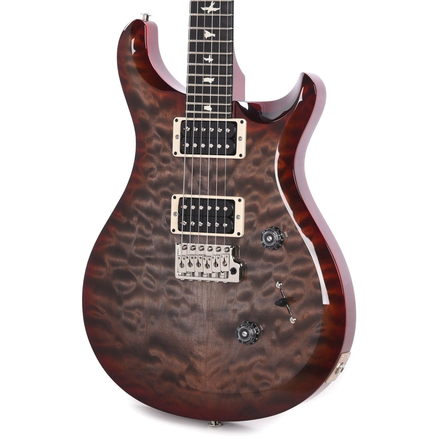 PRS Special Run S2 Custom 24 Quilt Top Faded Gray Black Cherry Burst w/Ebony Fingerboard Electric Guitars / Solid Body