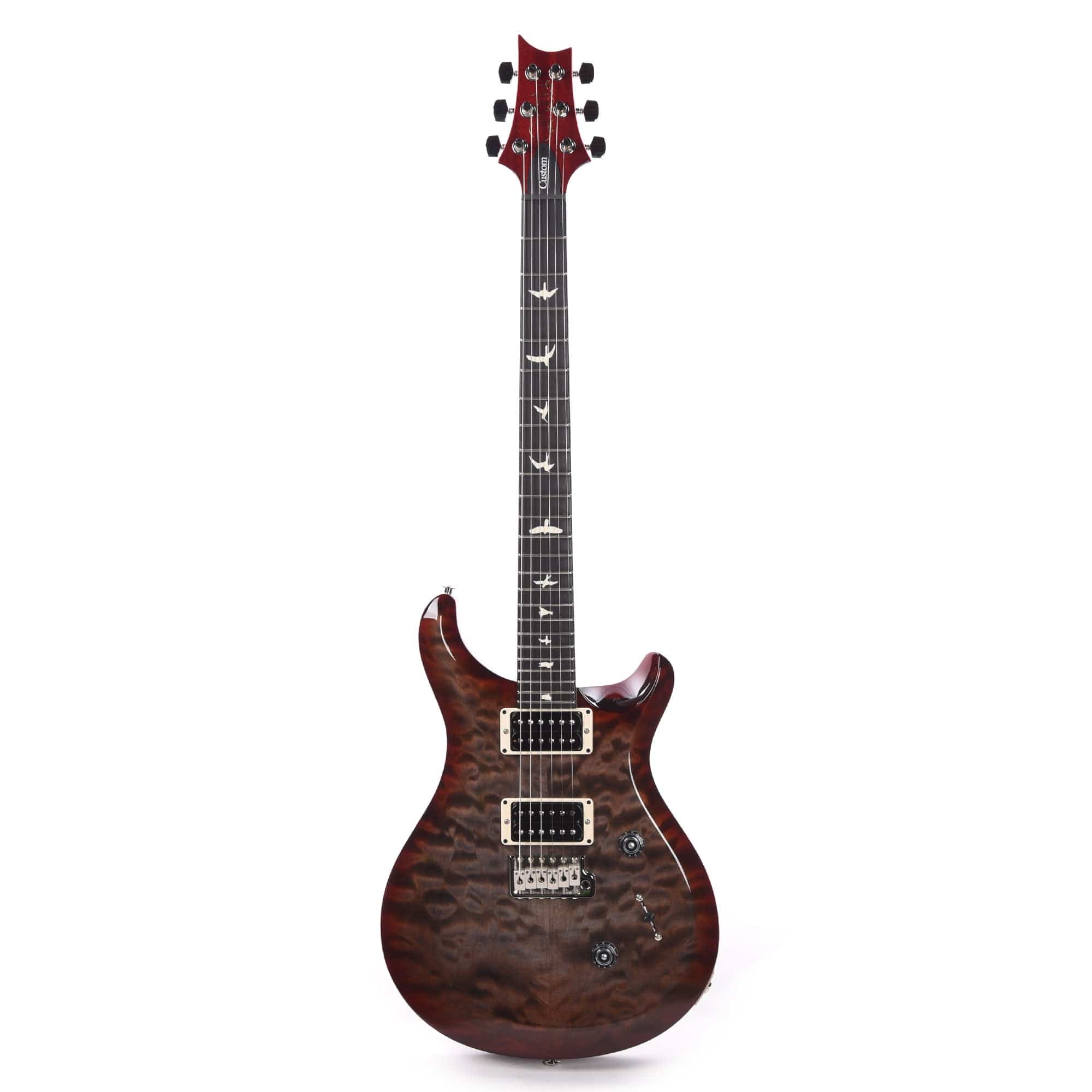 PRS Special Run S2 Custom 24 Quilt Top Faded Gray Black Cherry Burst w –  Chicago Music Exchange