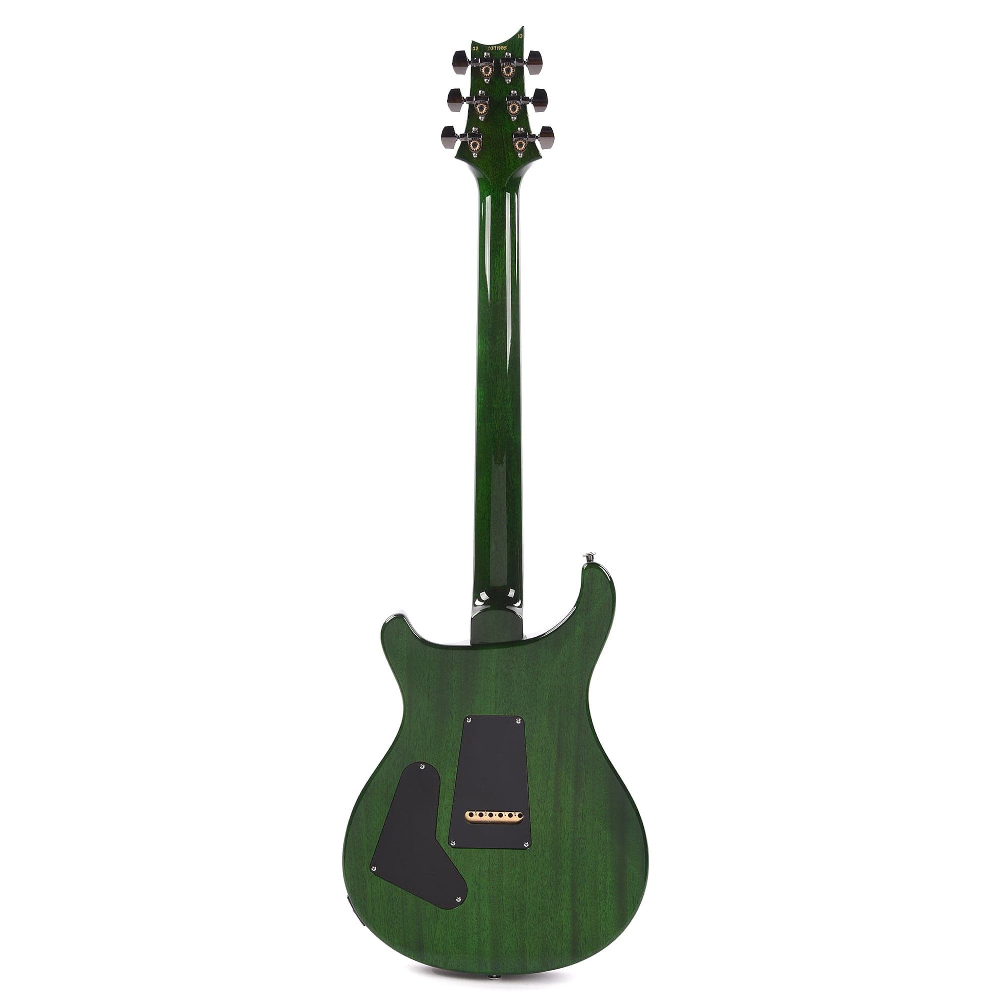 PRS Wood Library Custom 24 10-Top Flame Charcoal Jade Burst w/Ziricote Fingerboard & Smoked Black Hardware Electric Guitars / Solid Body