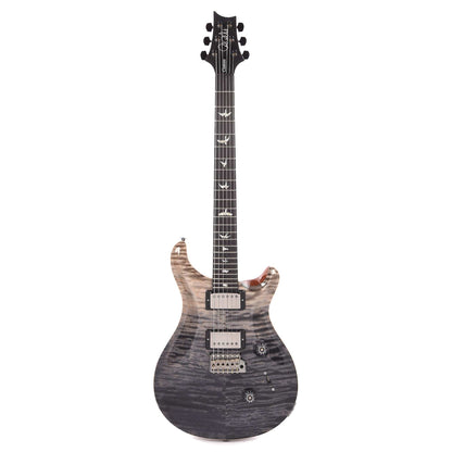 PRS Wood Library Custom 24 10-Top Quilt Gray Black Fade w/Ebony Fingerboard & Smoked Black Hardware Electric Guitars / Solid Body