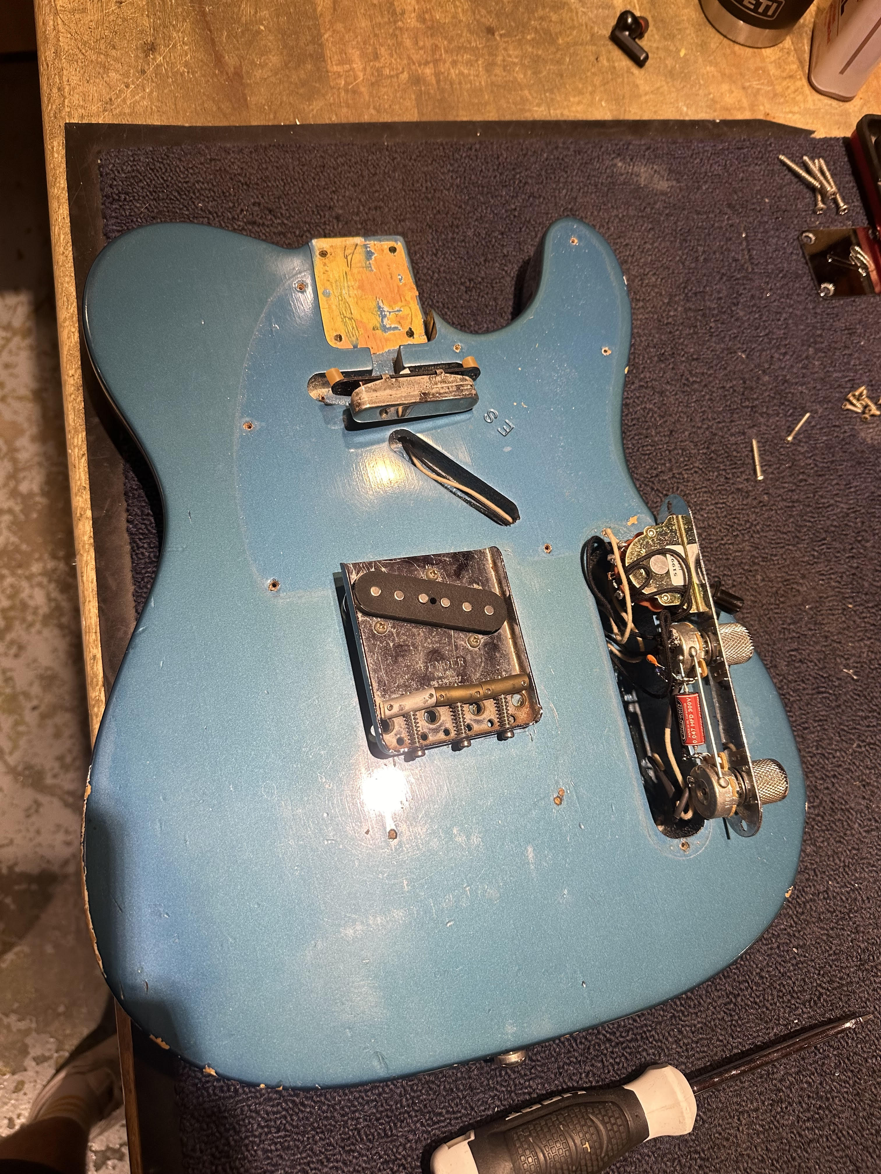 Fender Telecaster Lake Placid Blue 1966