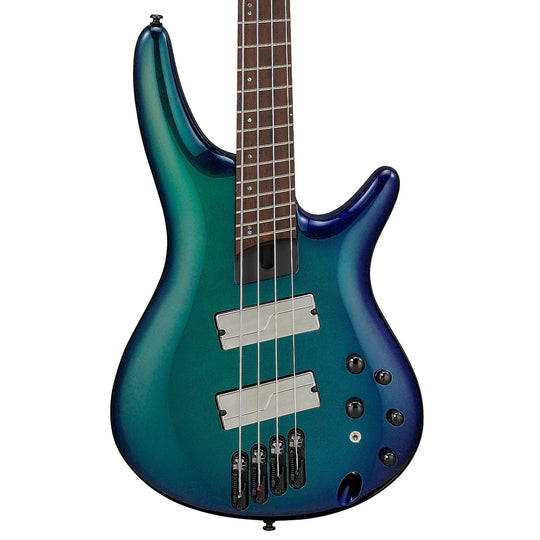 Ibanez SRMS720BCM Bass Workshop 4-String Electric Multiscale Bass Blue Chameleon