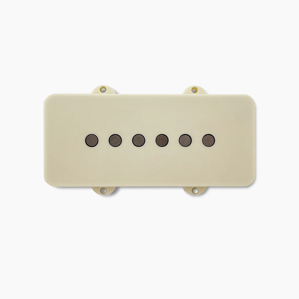 Razor Mangetsu Full Moon Bridge Pickup for Jazzmaster Aged White