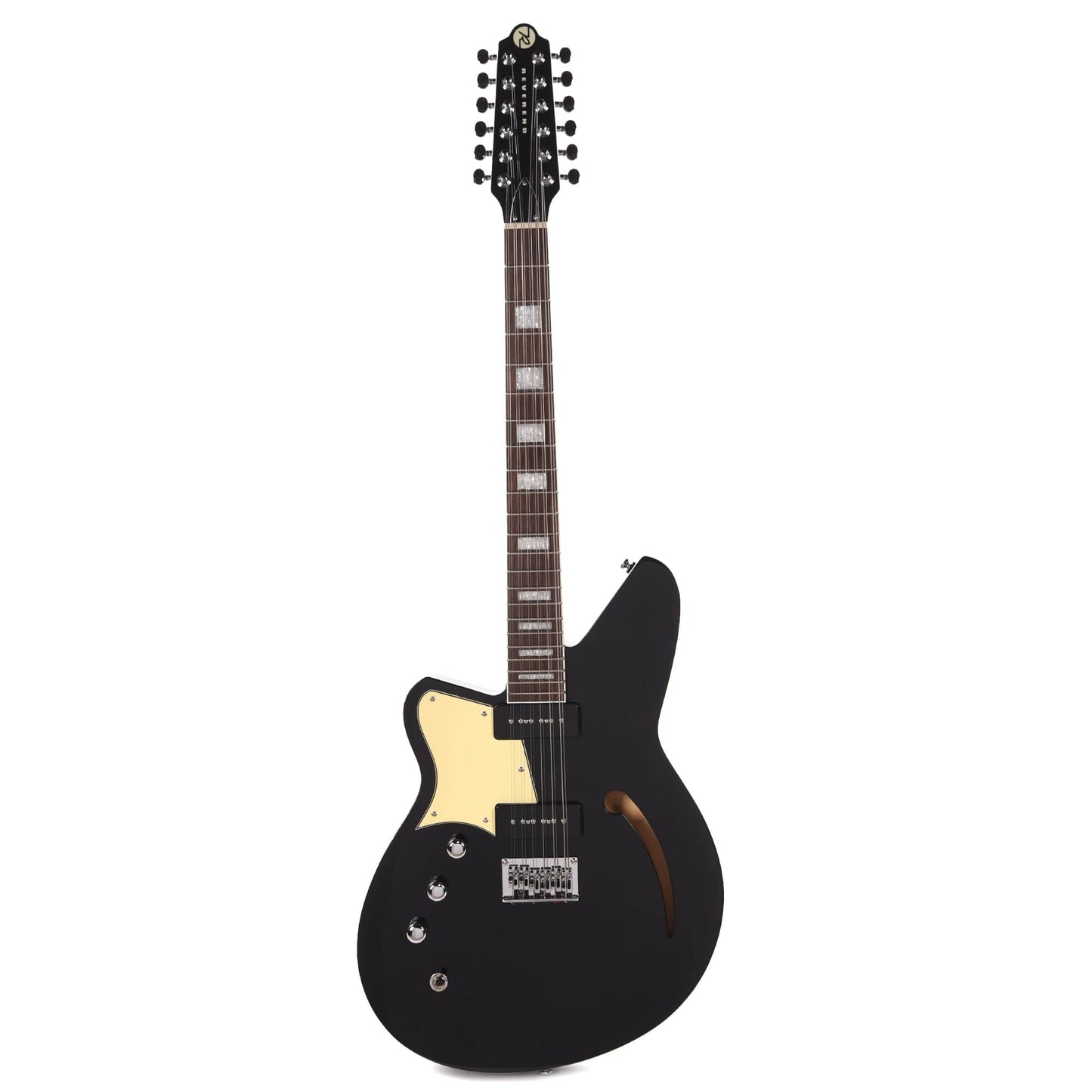 Reverend Airwave 12 Midnight Black LEFTY Electric Guitars / 12-String