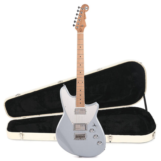 Reverend Billy Corgan Signature Z-One Metallic Silver Freeze Hardshell Case Bundle Electric Guitars / Solid Body