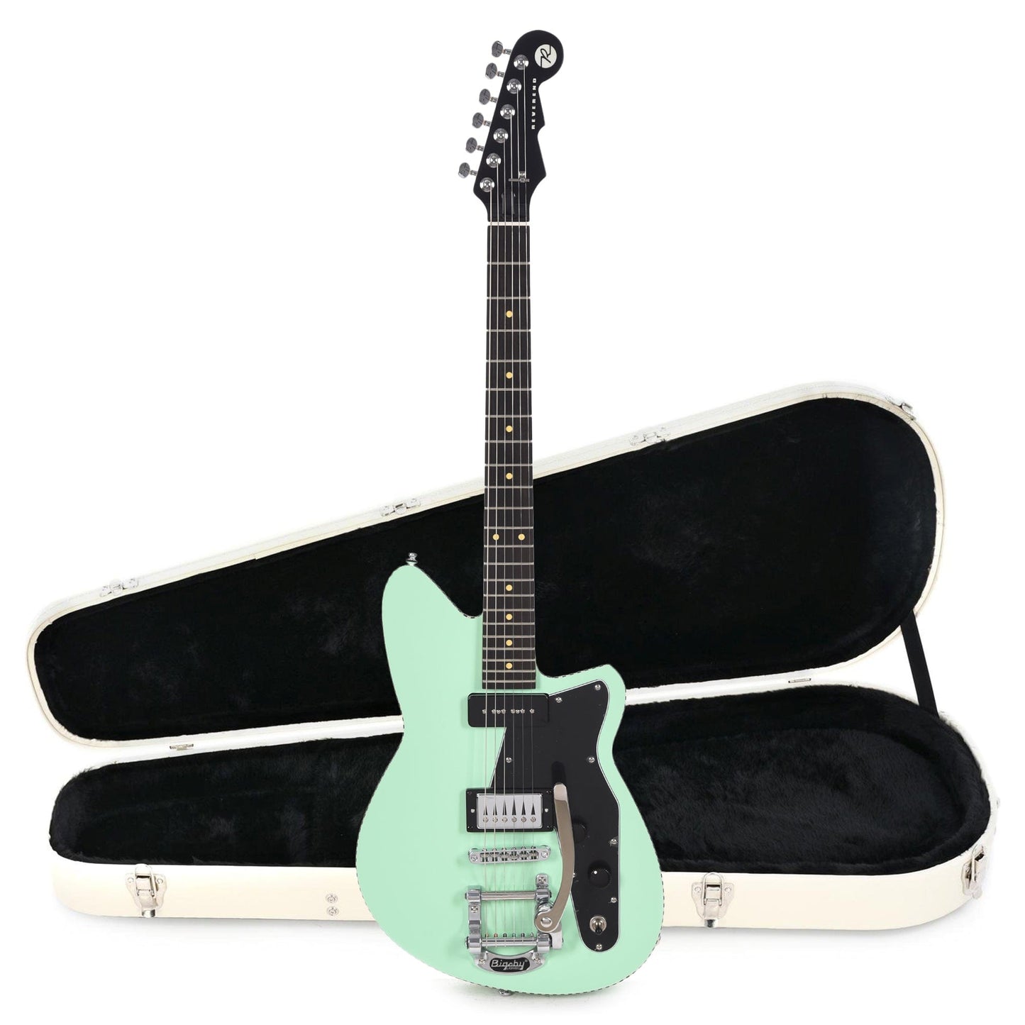 Reverend Rick Vito Soul Agent Oceanside Green Hardshell Case Bundle Electric Guitars / Solid Body