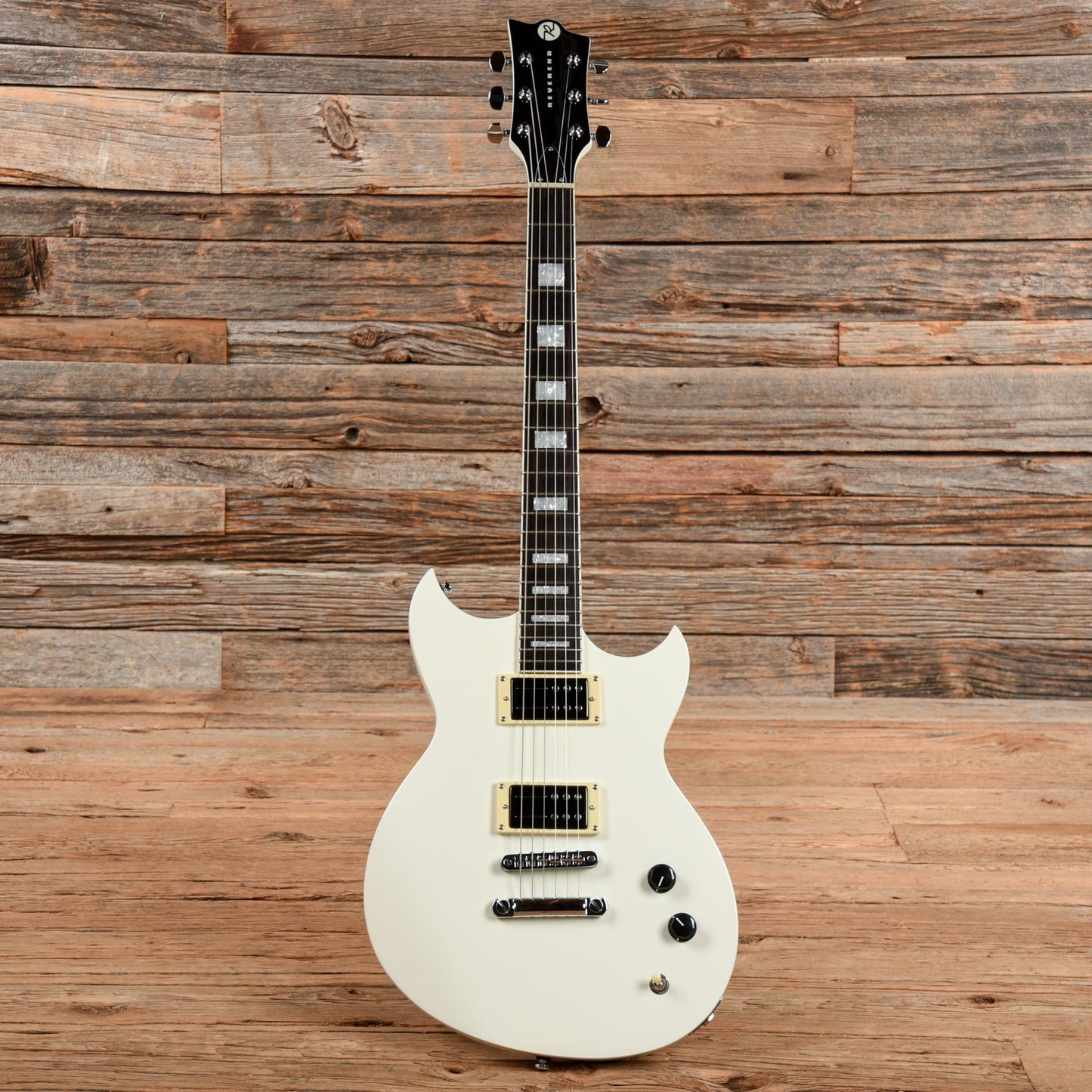 Reverend Robin Finck Signature White Electric Guitars / Solid Body