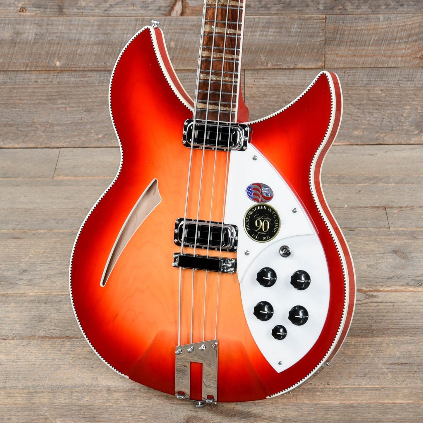 Rickenbacker 90th Anniversary 4005XC Amber FireGlo Bass Guitars / 4-String