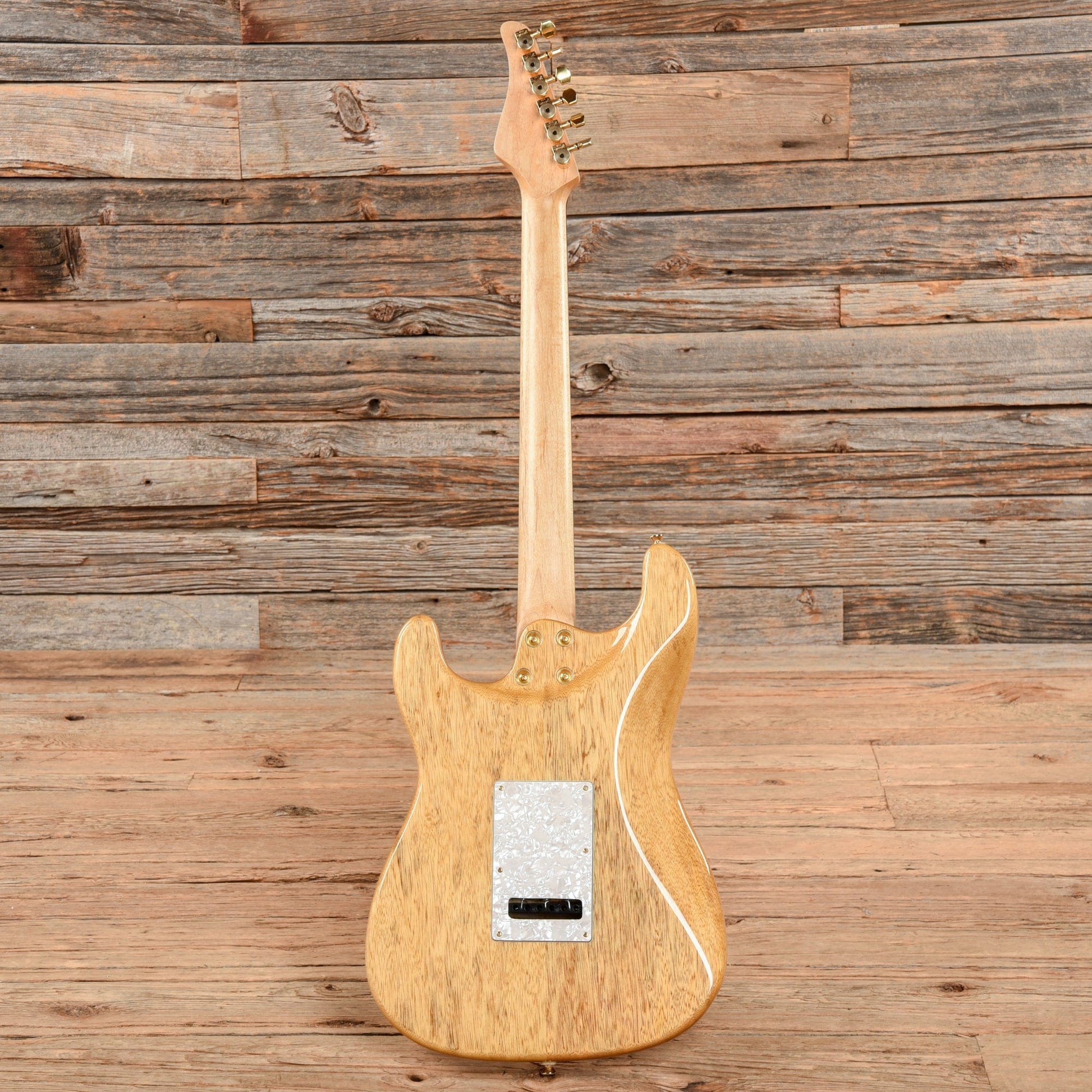 Roman Pearlcaster Korina/Lacewood Natural Electric Guitars / Solid Body