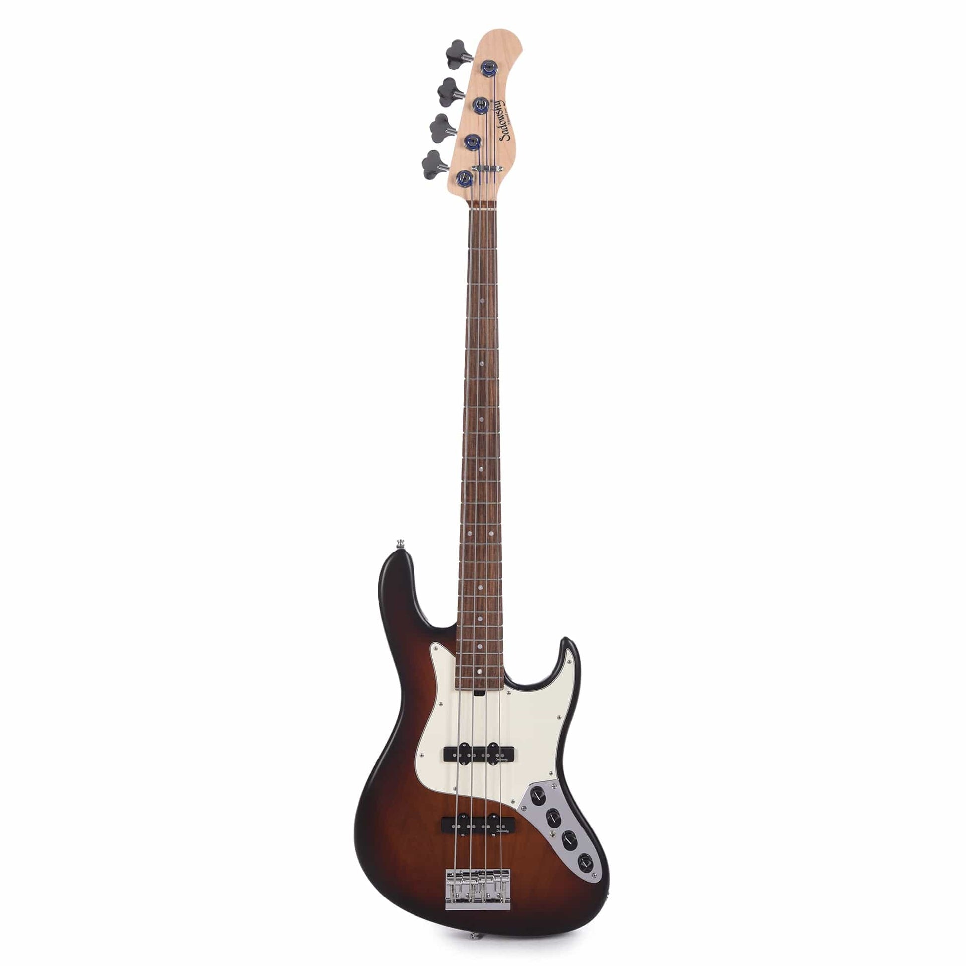 Sadowsky MetroLine 22-Fret Will Lee Bass Red Alder Body 4-String Almond Sunburst Transparent Satin Bass Guitars / 4-String