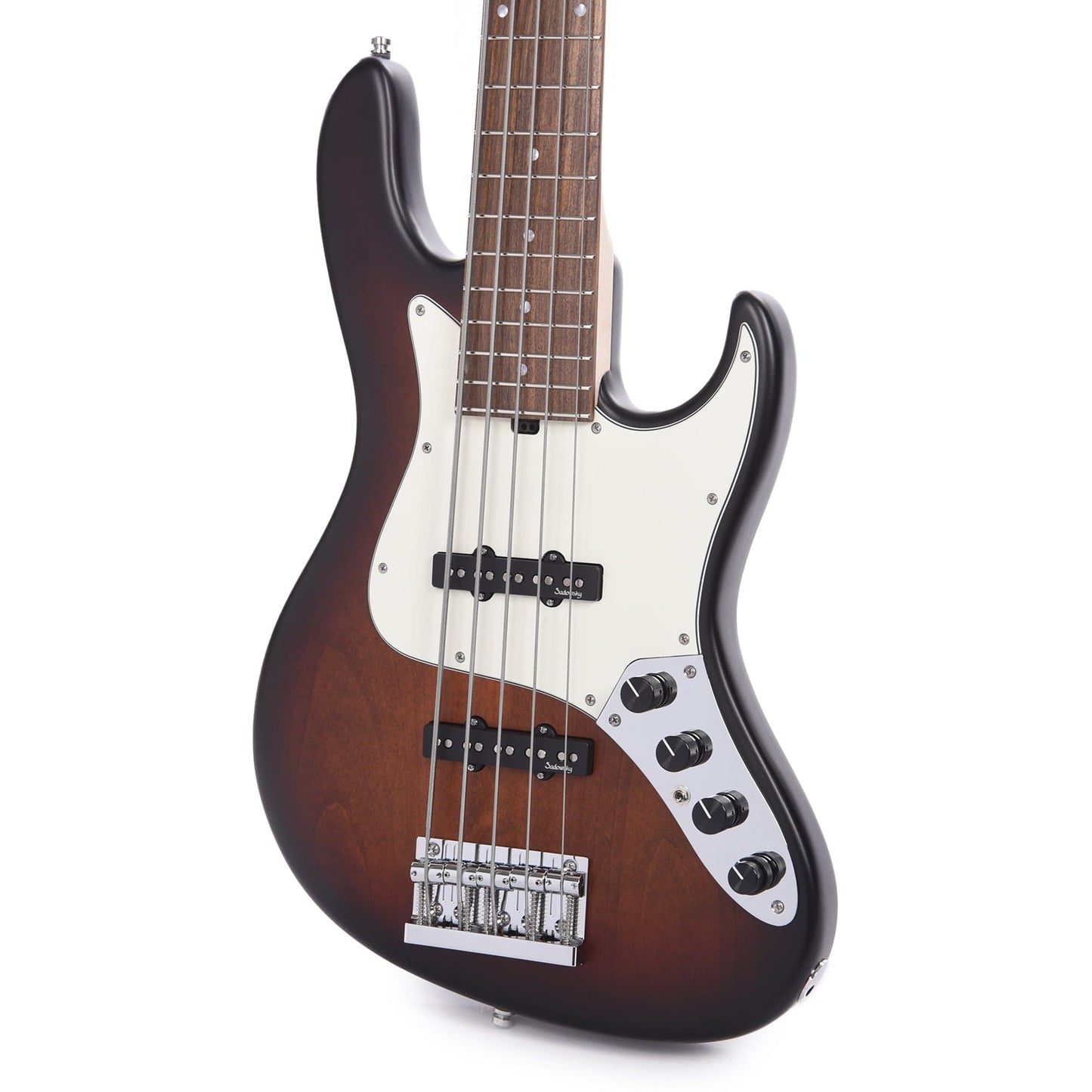 Sadowsky MetroLine 22-Fret Will Lee Bass Red Alder Body 5-String Almond Sunburst Transparent Satin Bass Guitars / 5-String or More