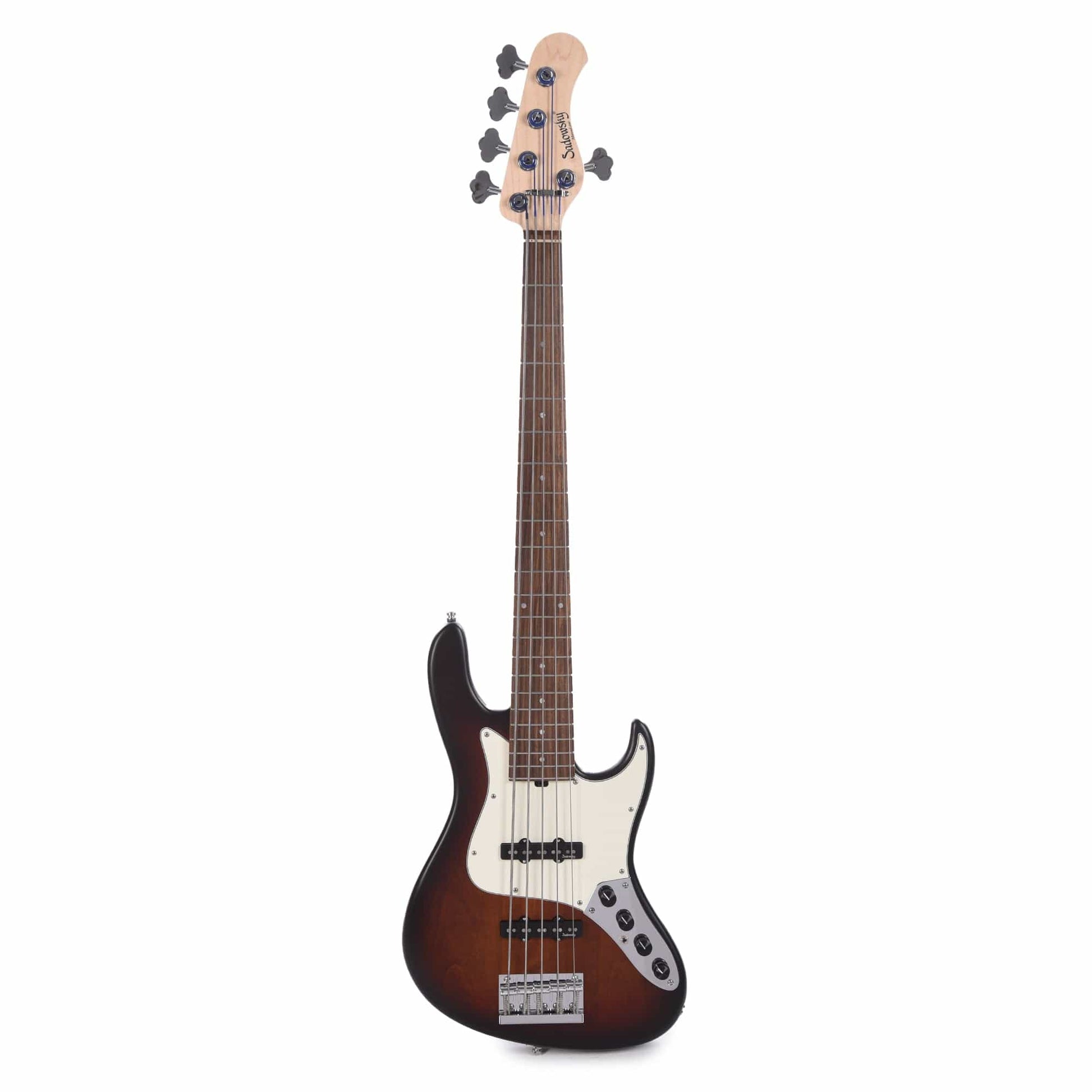 Sadowsky MetroLine 22-Fret Will Lee Bass Red Alder Body 5-String Almond Sunburst Transparent Satin Bass Guitars / 5-String or More