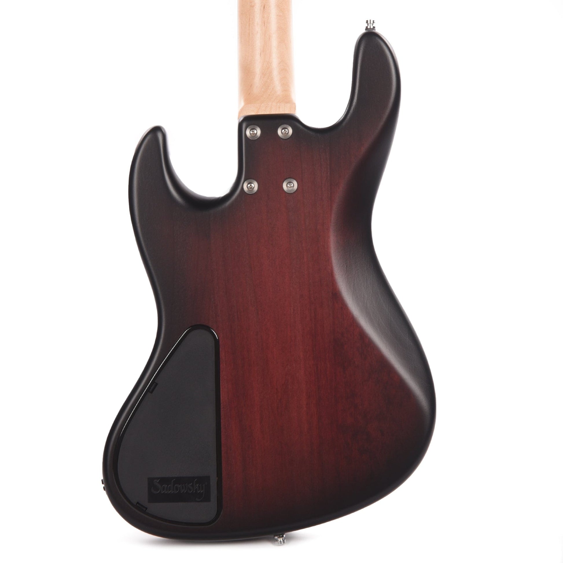 Sadowsky MetroLine 21-Fret Vintage MJ Bass Red Alder Body Burgundy Burst Transparent Satin