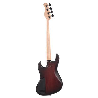 Sadowsky MetroLine 21-Fret Vintage MJ Bass Red Alder Body Burgundy Burst Transparent Satin