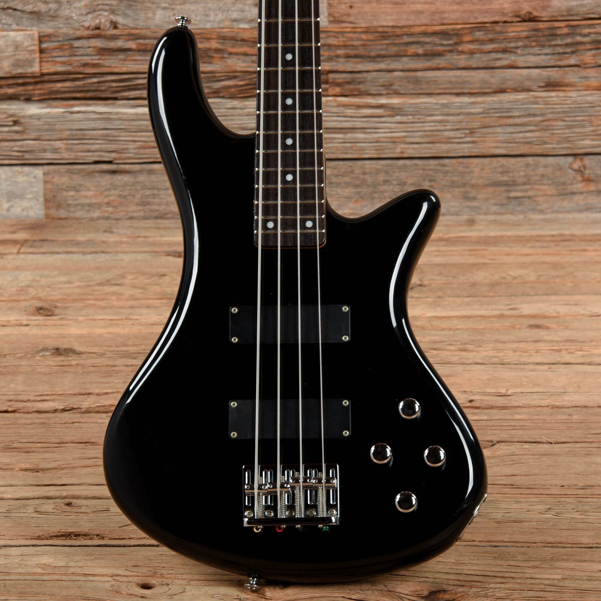 Schecter Diamond Series Stiletto Deluxe 4 Black Bass Guitars / 4-String