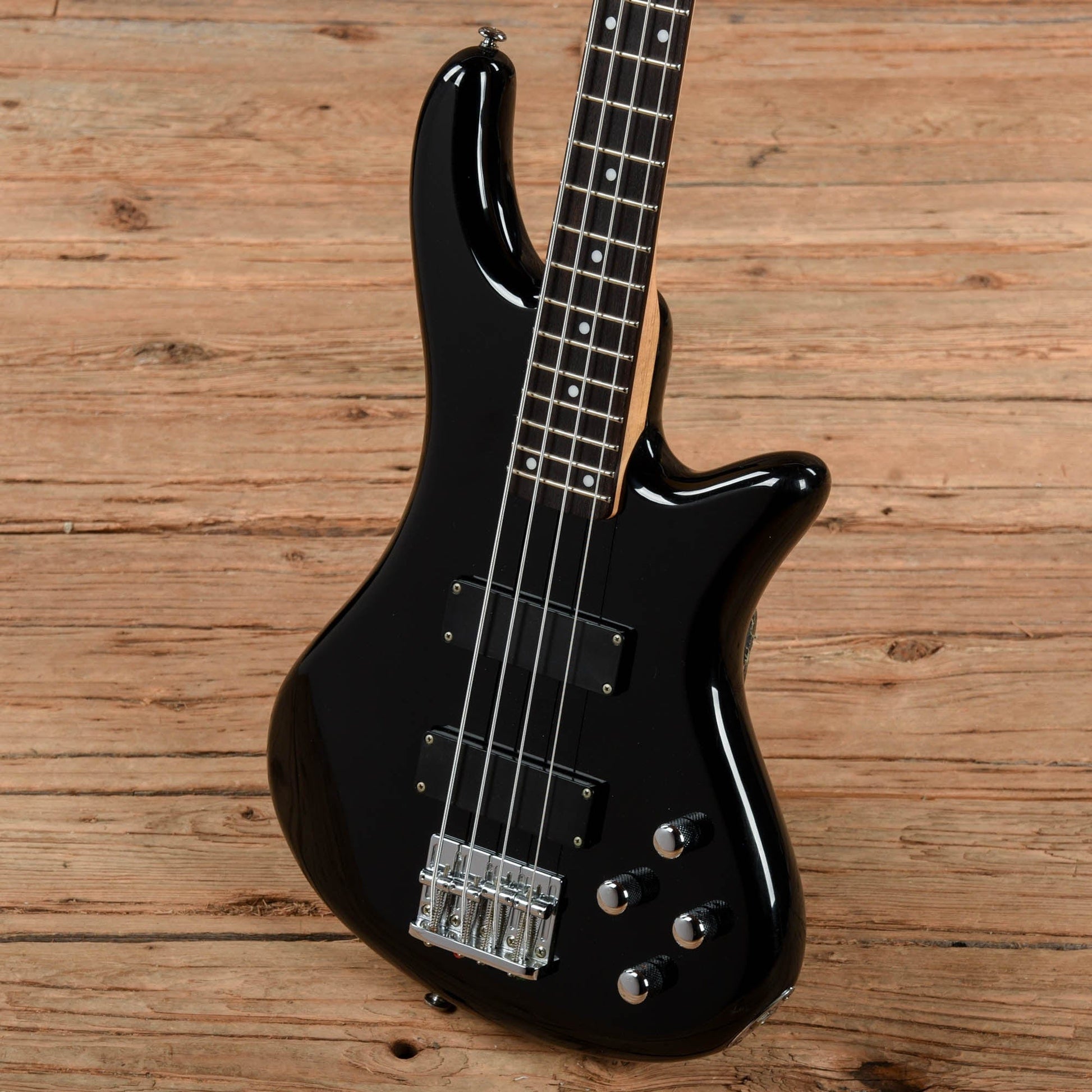 Schecter Diamond Series Stiletto Deluxe 4 Black Bass Guitars / 4-String