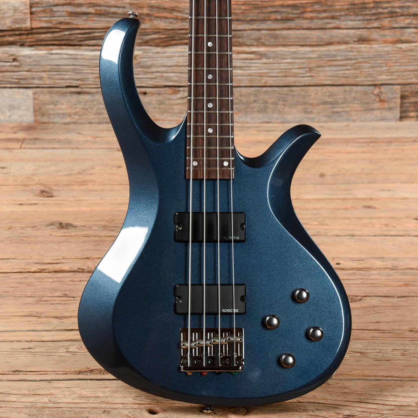 Schecter Riot 4 DLX Grey 2010 Bass Guitars / 4-String