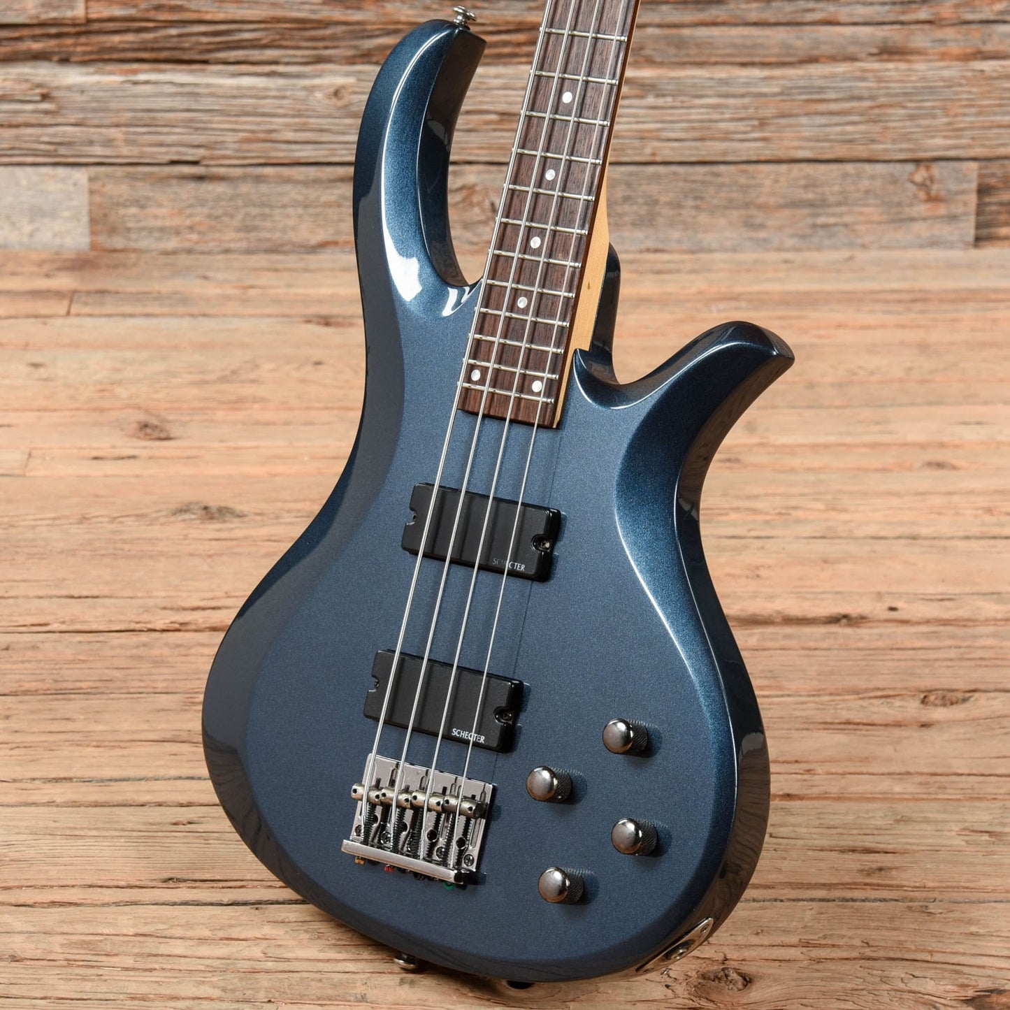 Schecter Riot 4 DLX Grey 2010 Bass Guitars / 4-String