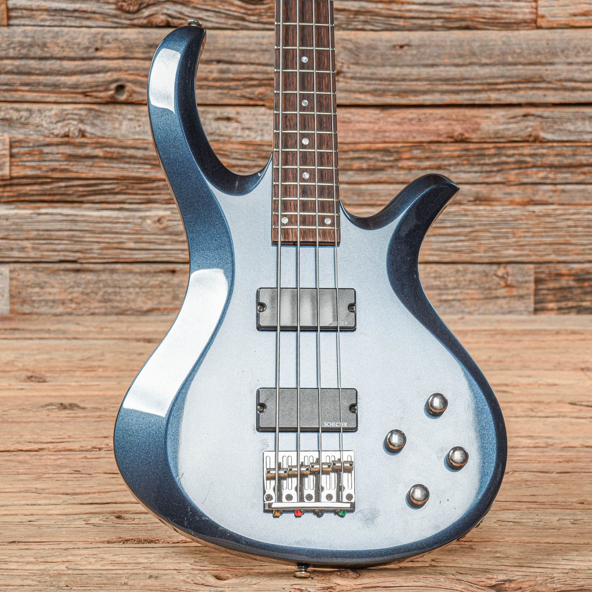 Schecter Riot 4 DLX Grey 2010 Bass Guitars / 4-String