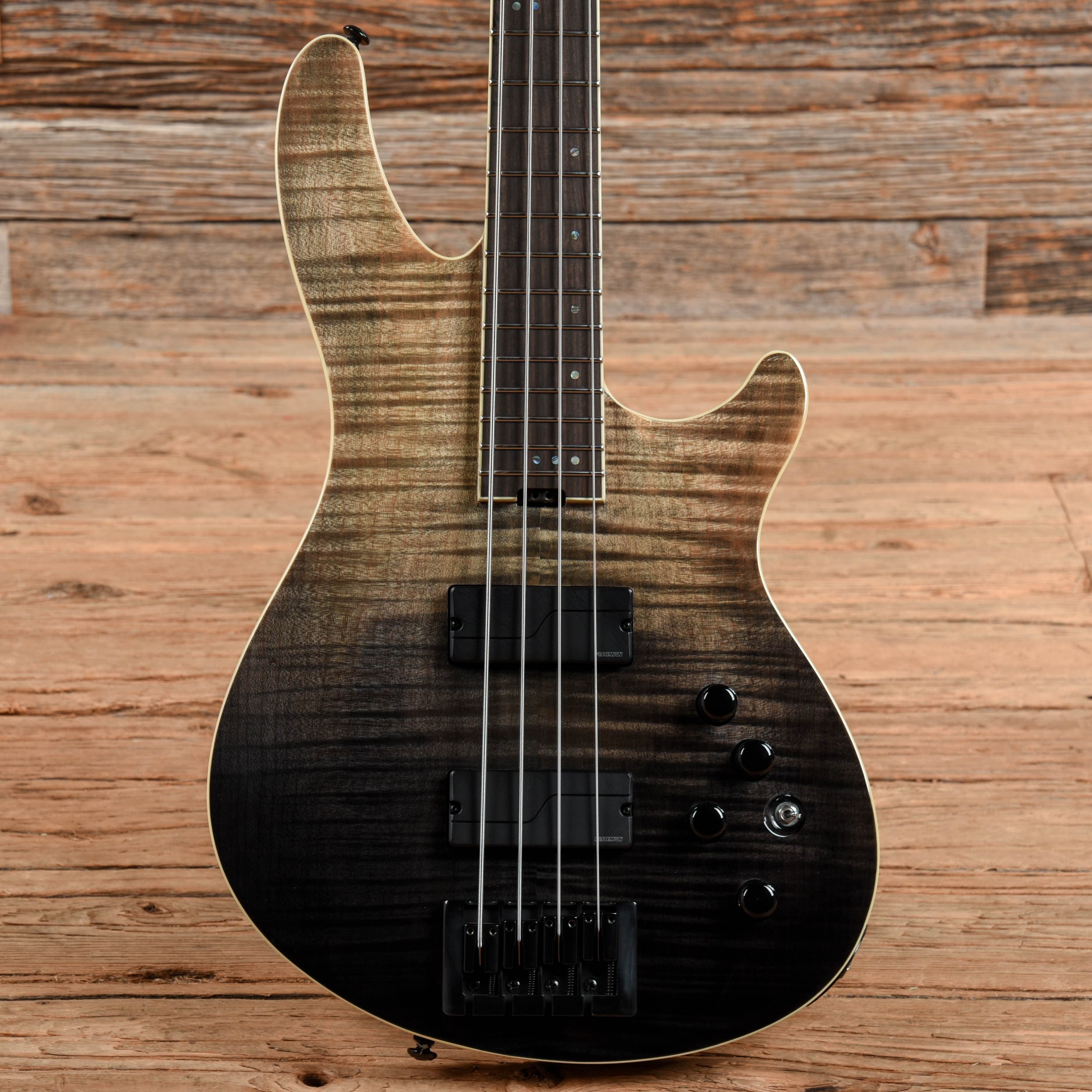 Schecter SLS Elite-4 Black Fade Burst 2018 – Chicago Music Exchange