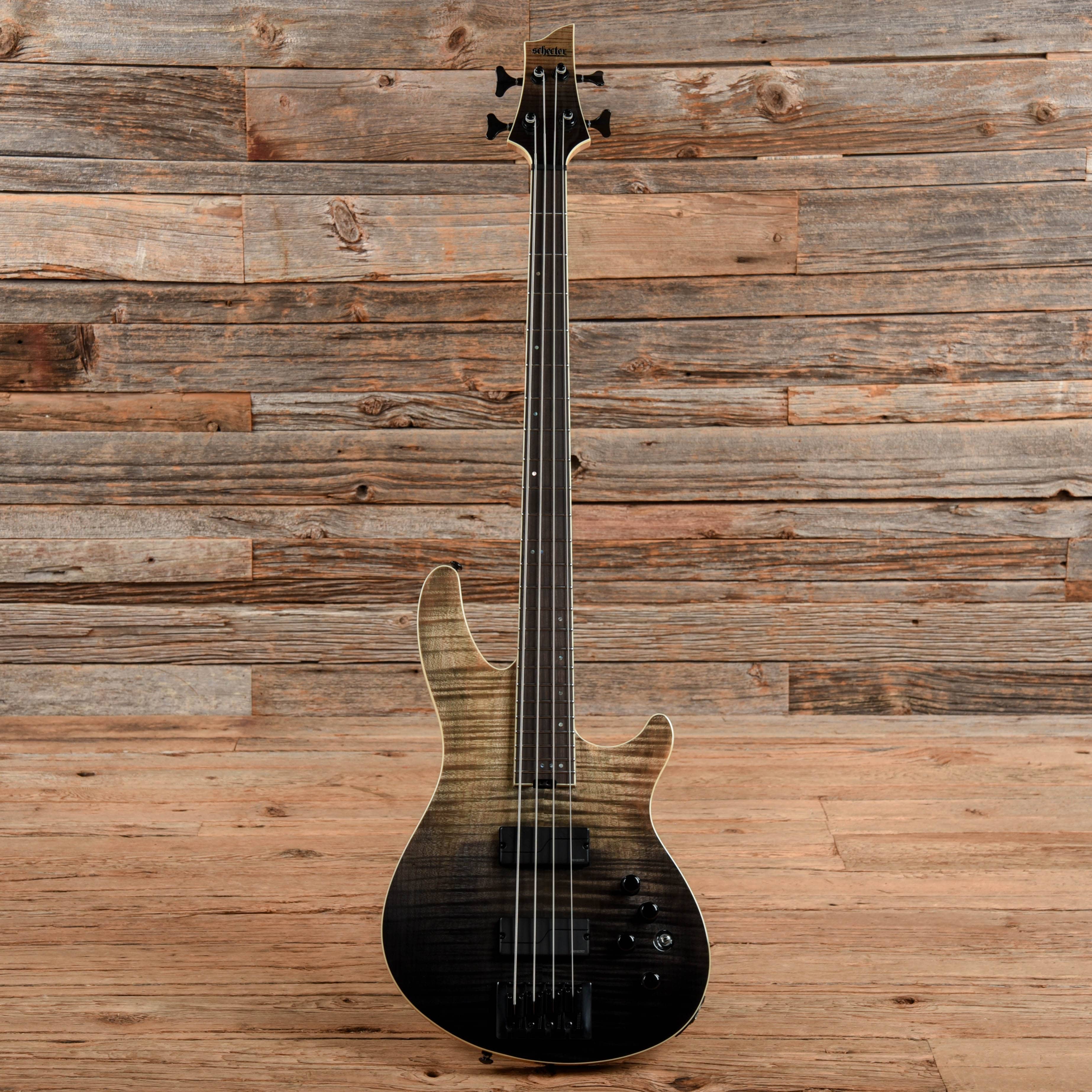 Schecter SLS Elite-4 Black Fade Burst 2018 – Chicago Music Exchange