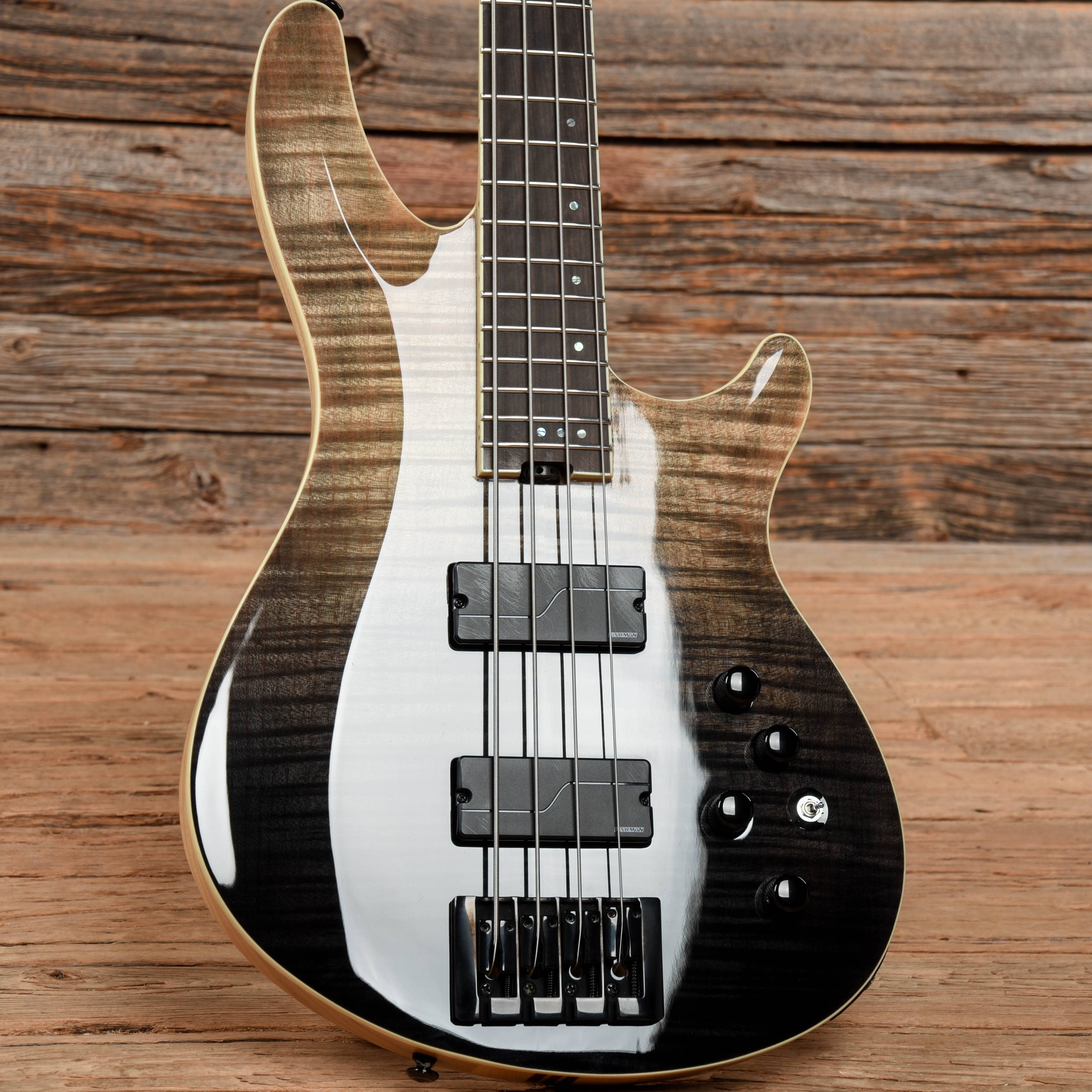 Schecter SLS Elite-4 Black Fade Burst 2018 – Chicago Music Exchange