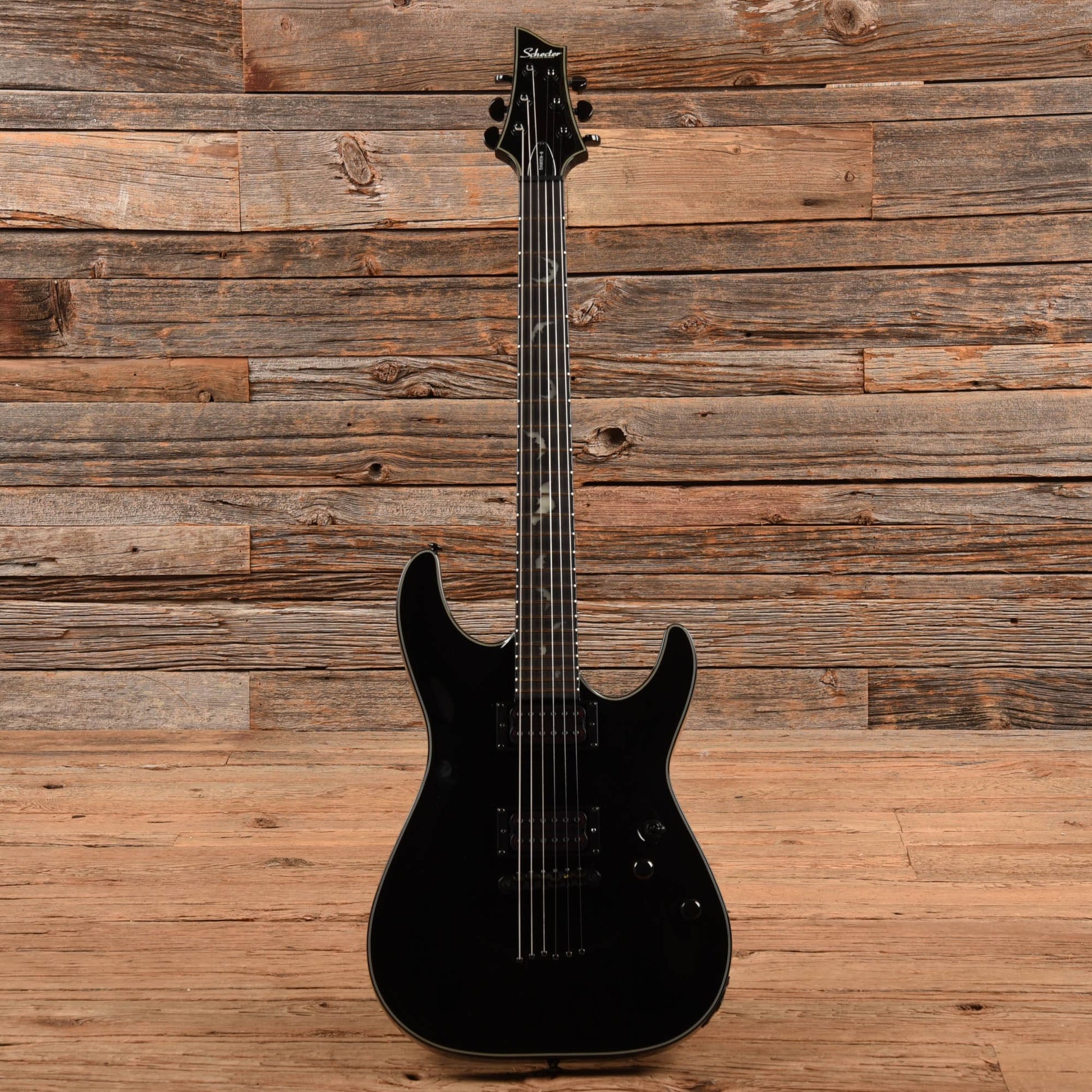 Schecter Damien-6 Custom Black 2017 Electric Guitars / Solid Body