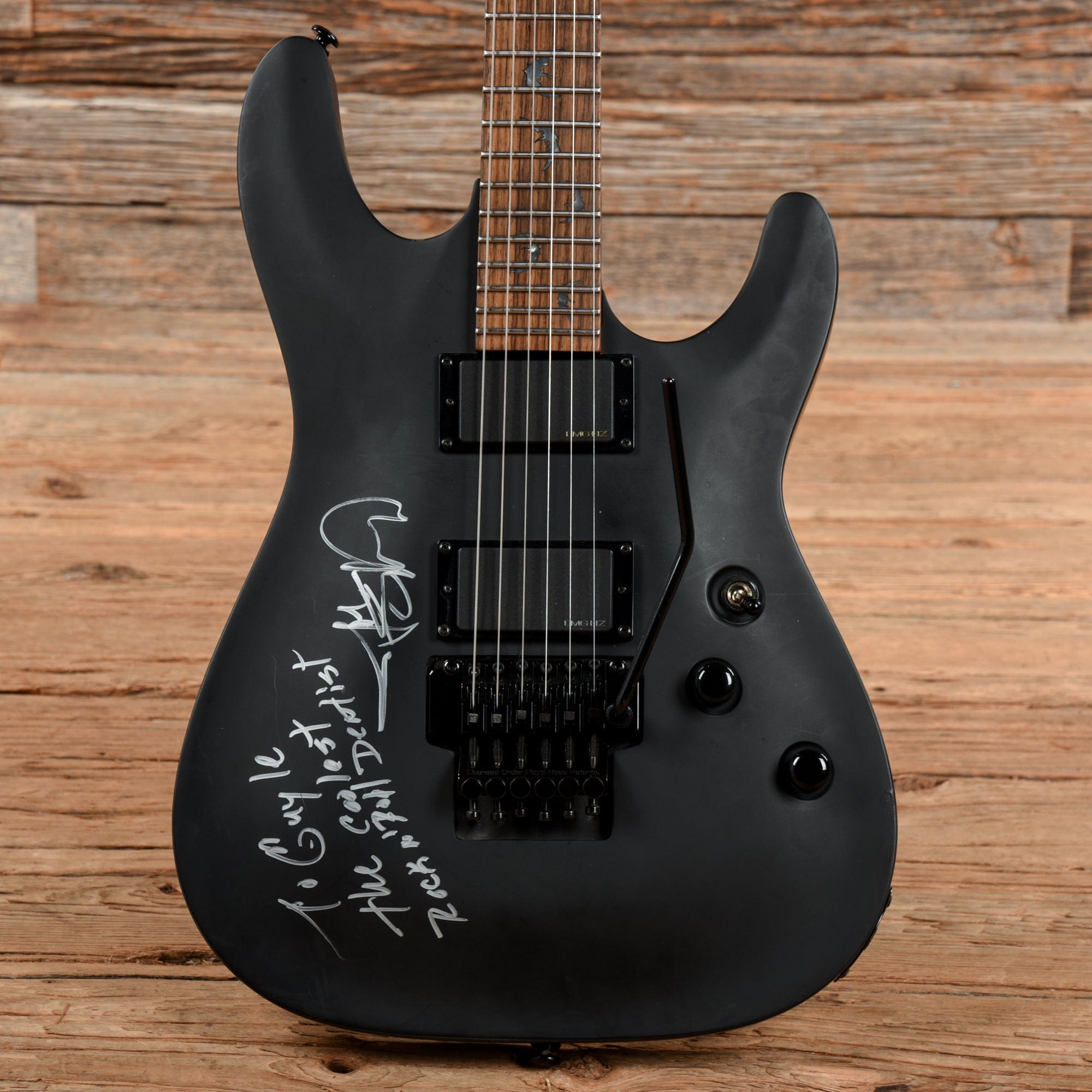 Schecter Diamond Series Damien-FR Black – Chicago Music Exchange