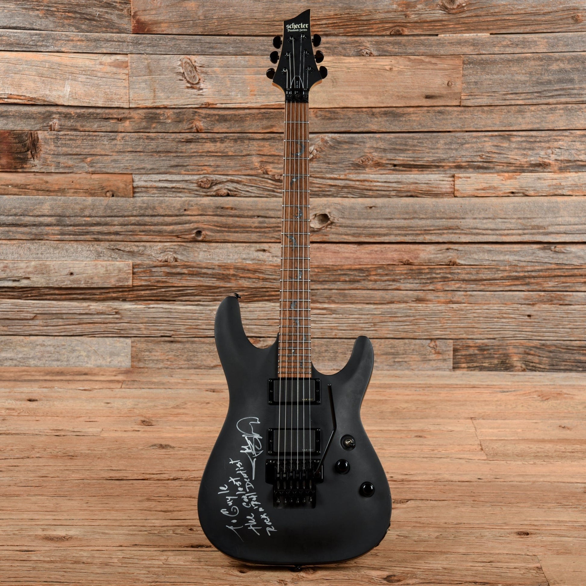 Schecter Diamon Series Black Electric Guitars / Solid Body