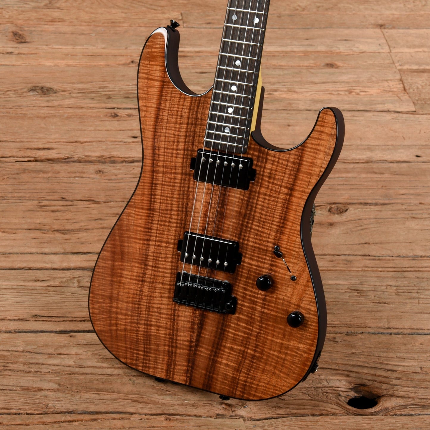 Schecter Sunset Custom-II Natural Electric Guitars / Solid Body