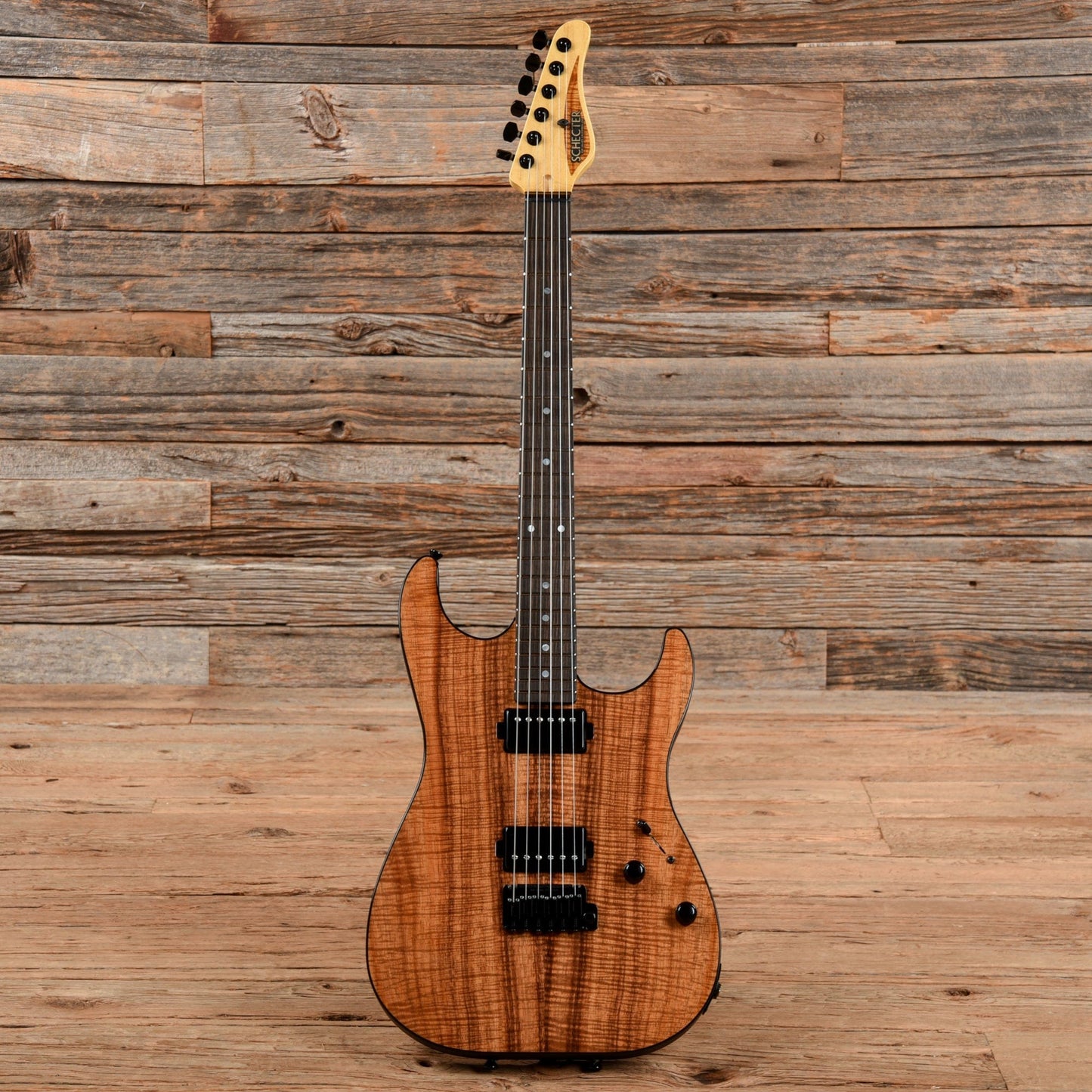 Schecter Sunset Custom-II Natural Electric Guitars / Solid Body