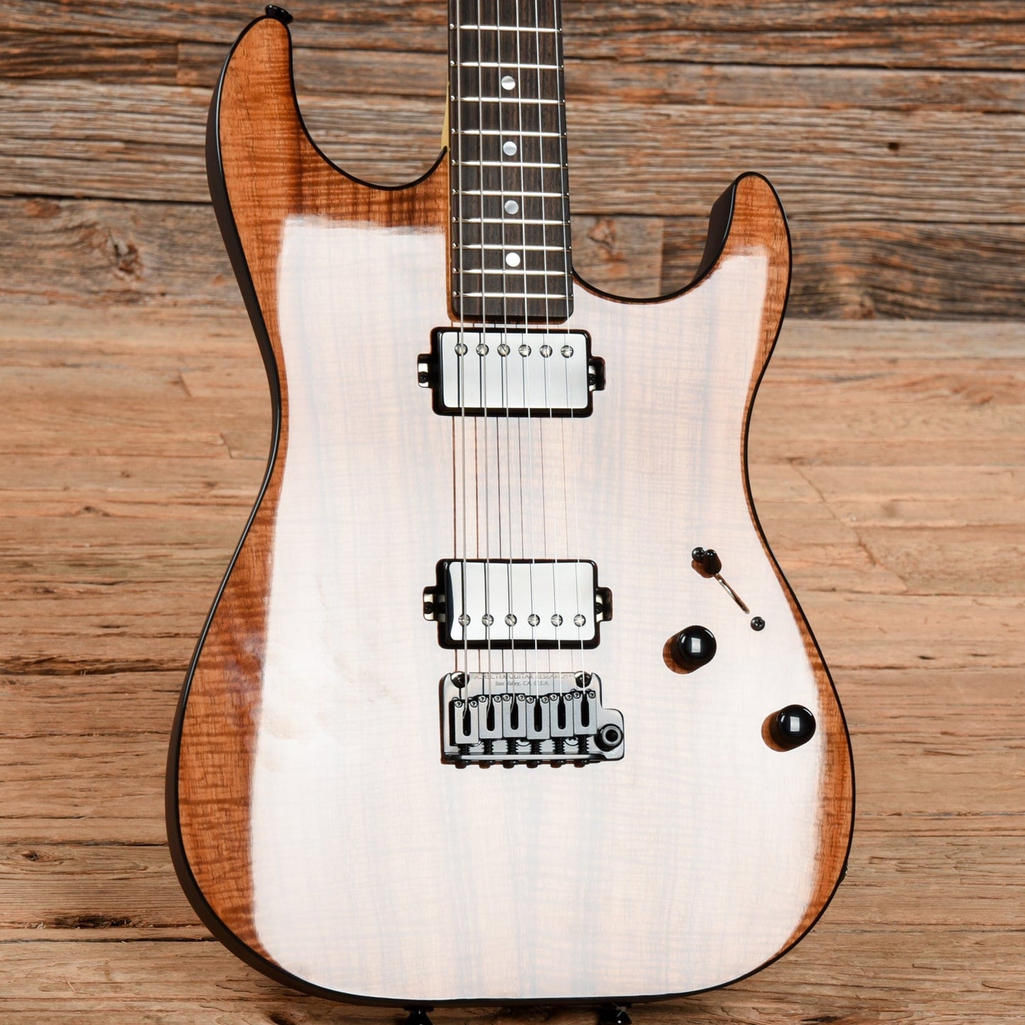 Schecter Sunset Custom-II Natural Electric Guitars / Solid Body