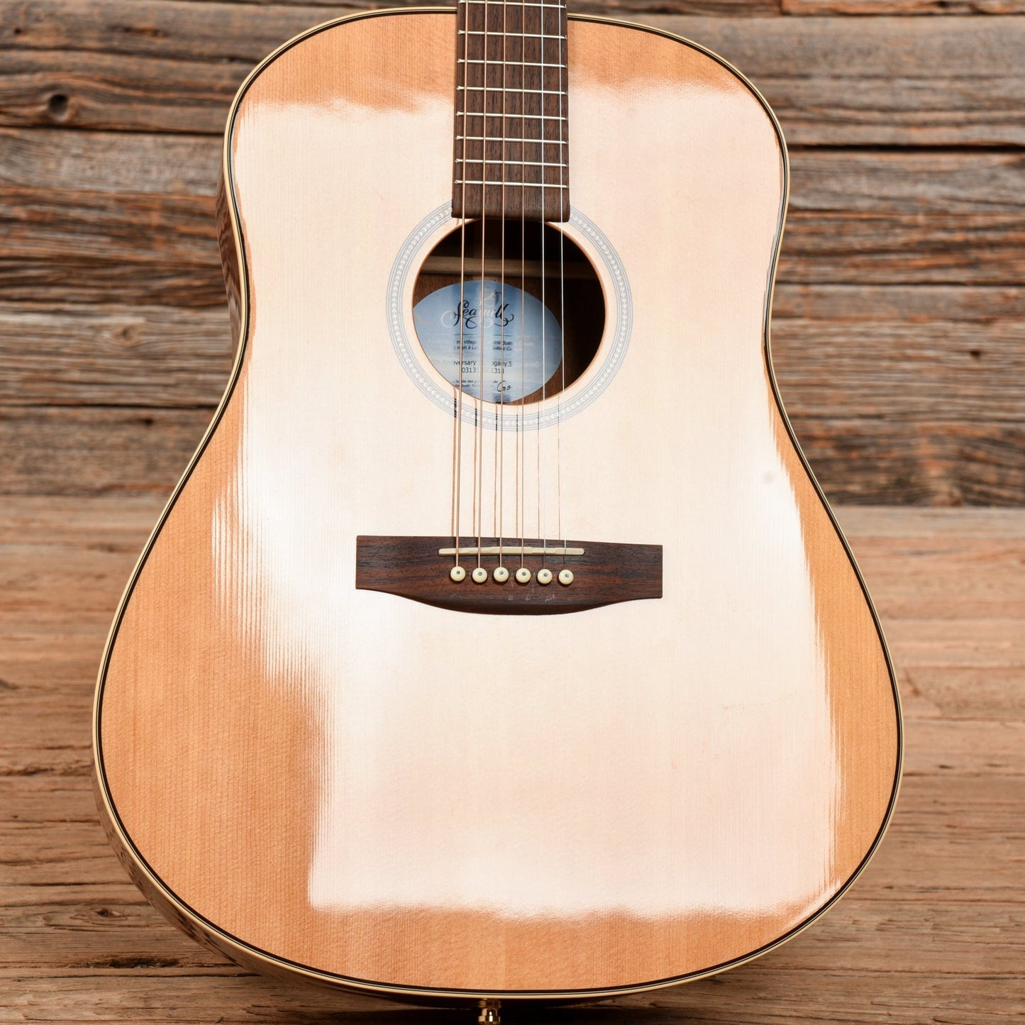 Seagull 25th Anniversary Mahogany Spruce HG Natural Acoustic Guitars / Dreadnought