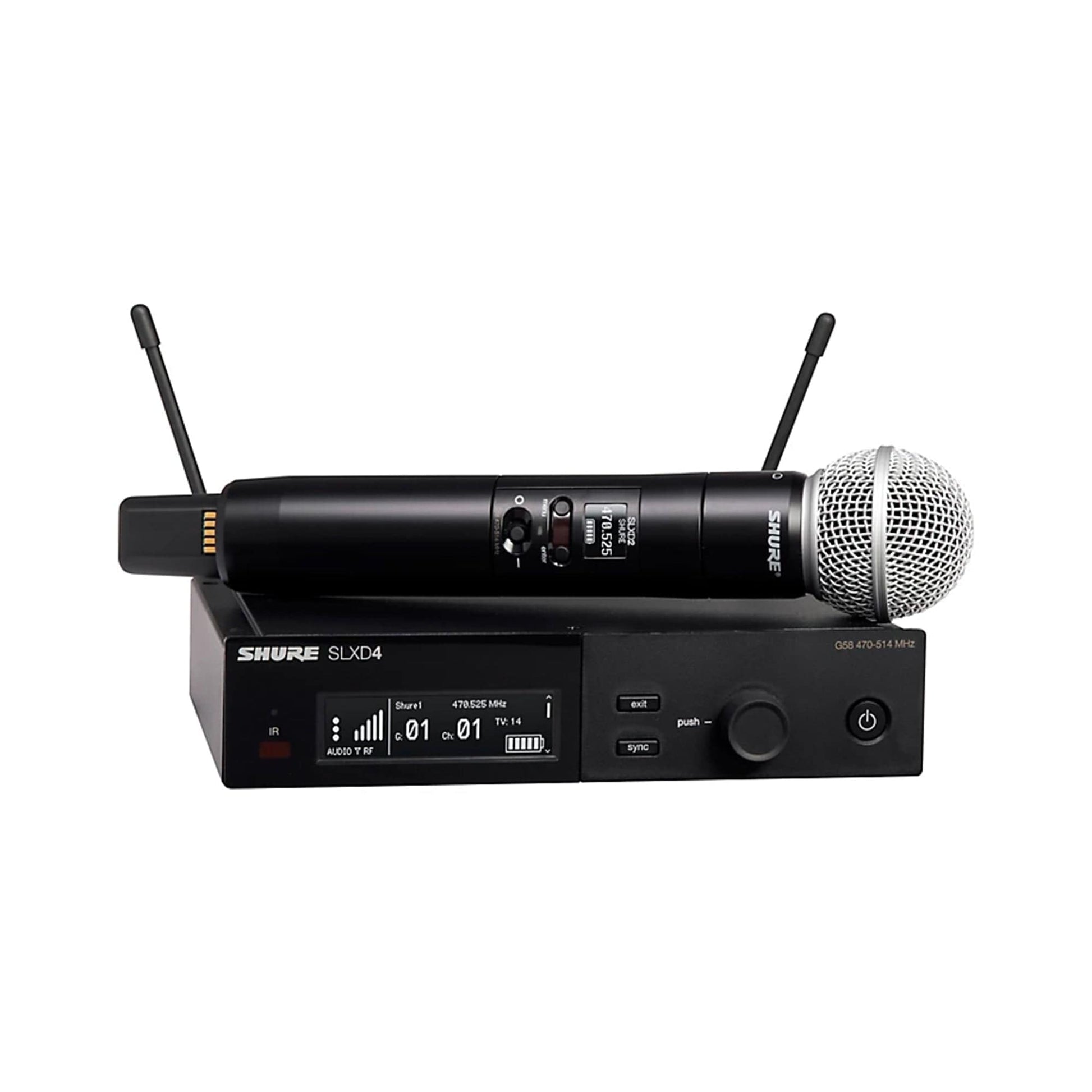 Shure SLXD24 J52 Wireless Vocal System w/ SM58 Mic Pro Audio / Accessories / Wireless Instrument Systems