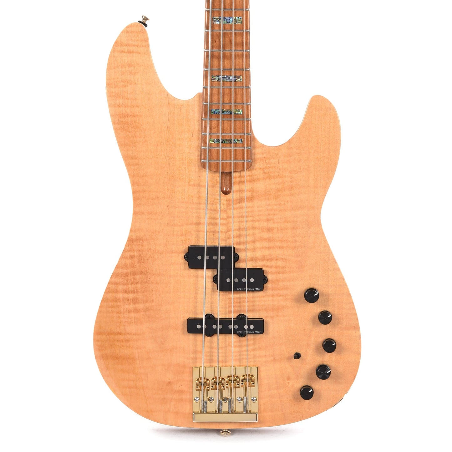 Sire Marcus Miller P10 DX Flame Maple/Alder 4-String Natural Bass Guitars / 4-String