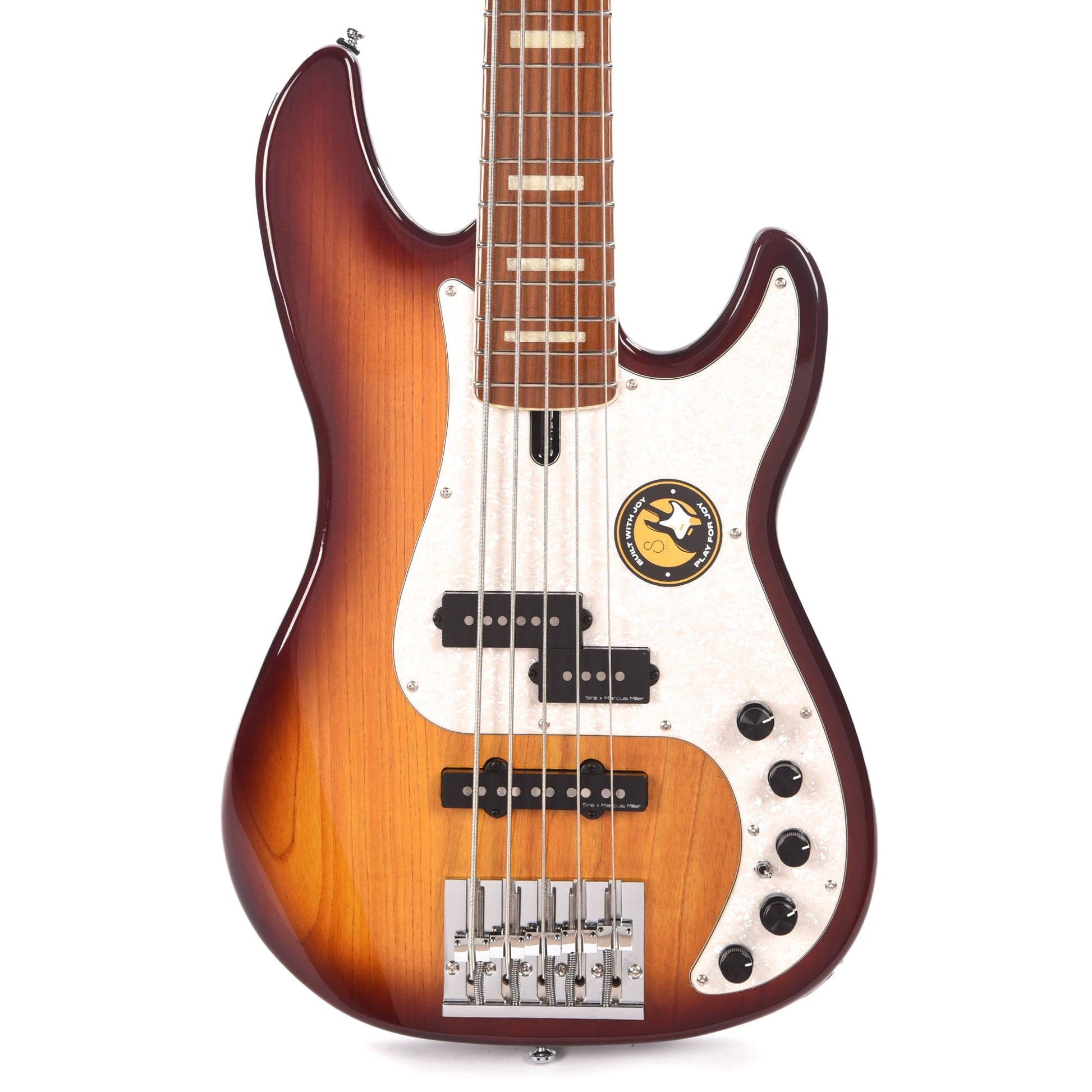 Sire Marcus Miller P8 Swamp Ash 5-String Tobacco Sunburst Bass Guitars / 5-String or More