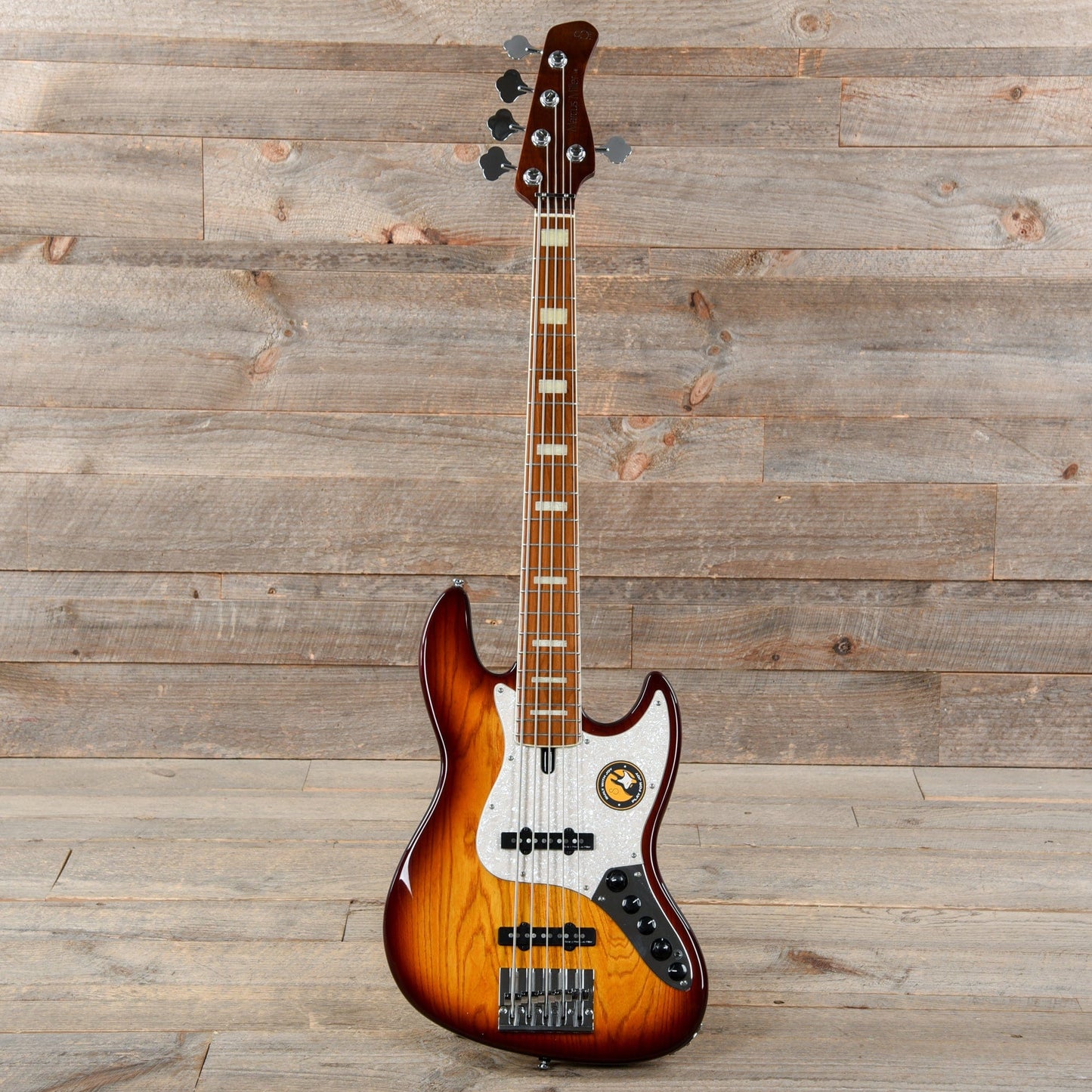 Sire Marcus Miller V8 Swamp Ash 5-String Tobacco Sunburst Bass Guitars / 5-String or More