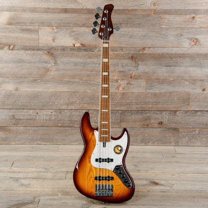 Sire Marcus Miller V8 Swamp Ash 5-String Tobacco Sunburst Bass Guitars / 5-String or More