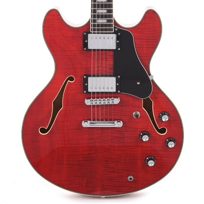 Sire Larry Carlton H7 Semi-Hollow See Through Red Electric Guitars / Semi-Hollow