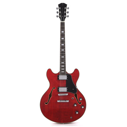 Sire Larry Carlton H7 Semi-Hollow See Through Red Electric Guitars / Semi-Hollow