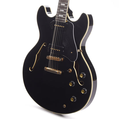 Sire Larry Carlton H7V Semi-Hollow Black w/Gold Hardware Electric Guitars / Semi-Hollow