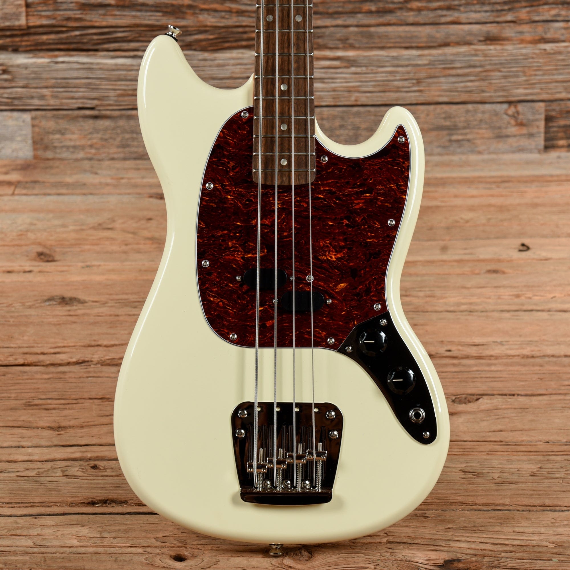 Squier Classic Vibe '60s Mustang Bass Olympic White 2023 Bass Guitars / 4-String