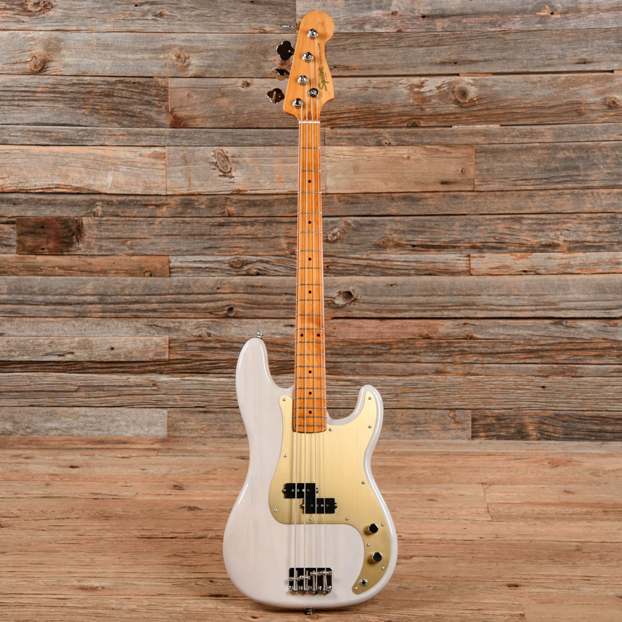 Squier Classic Vibe Late '50s Precision Bass White Blonde w/Gold Anodized Pickguard Bass Guitars / 4-String