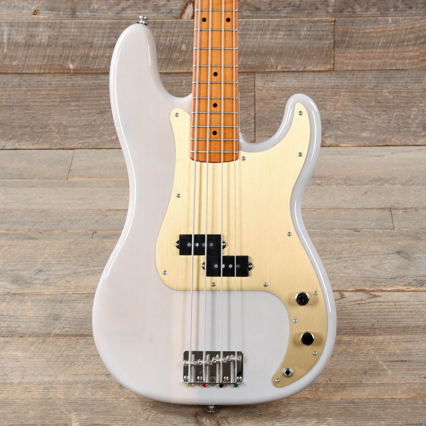 Squier Classic Vibe Late '50s Precision Bass White Blonde w/Gold Anodized Pickguard Bass Guitars / 4-String