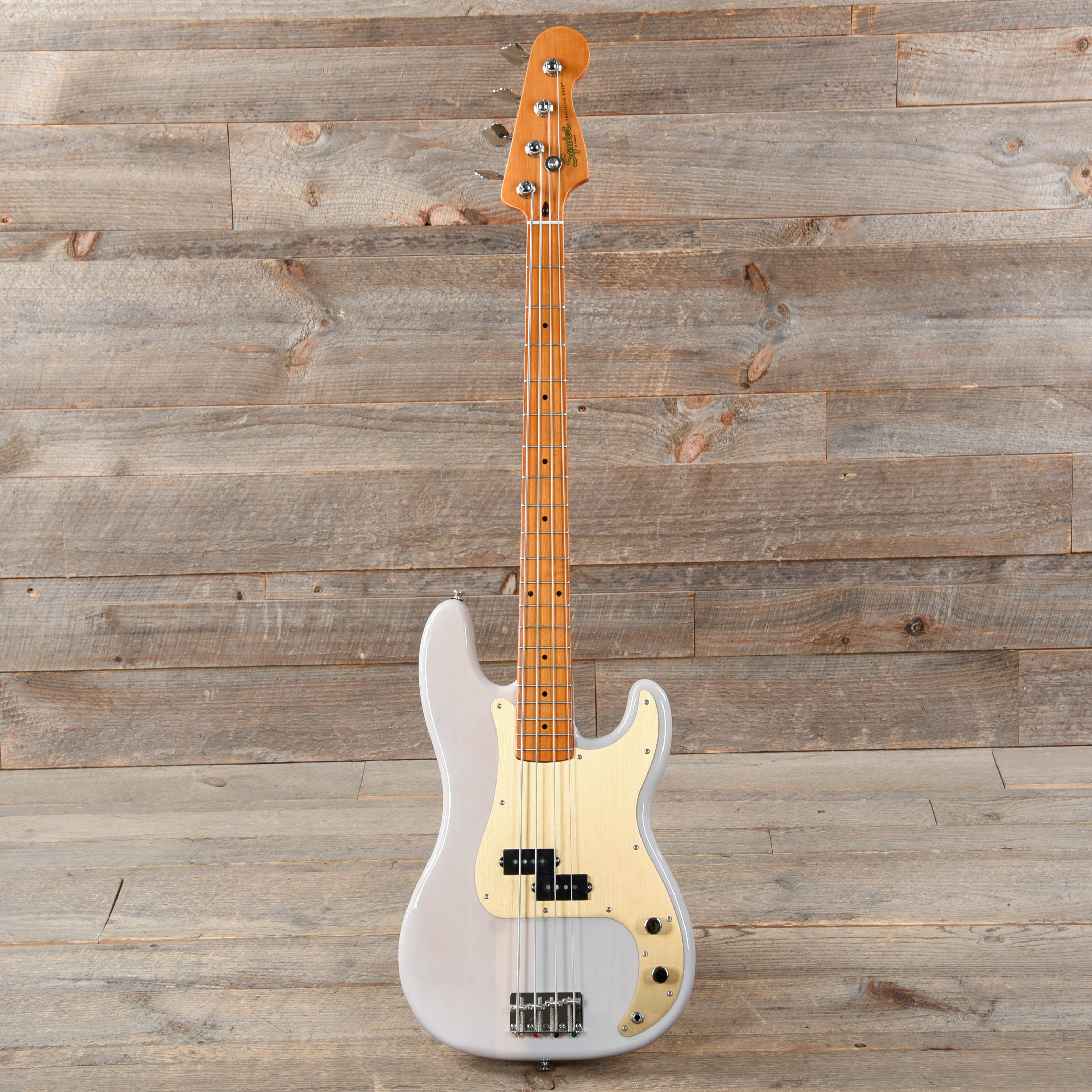 Squier Classic Vibe Late '50s Precision Bass White Blonde w/Gold Anodized Pickguard Bass Guitars / 4-String