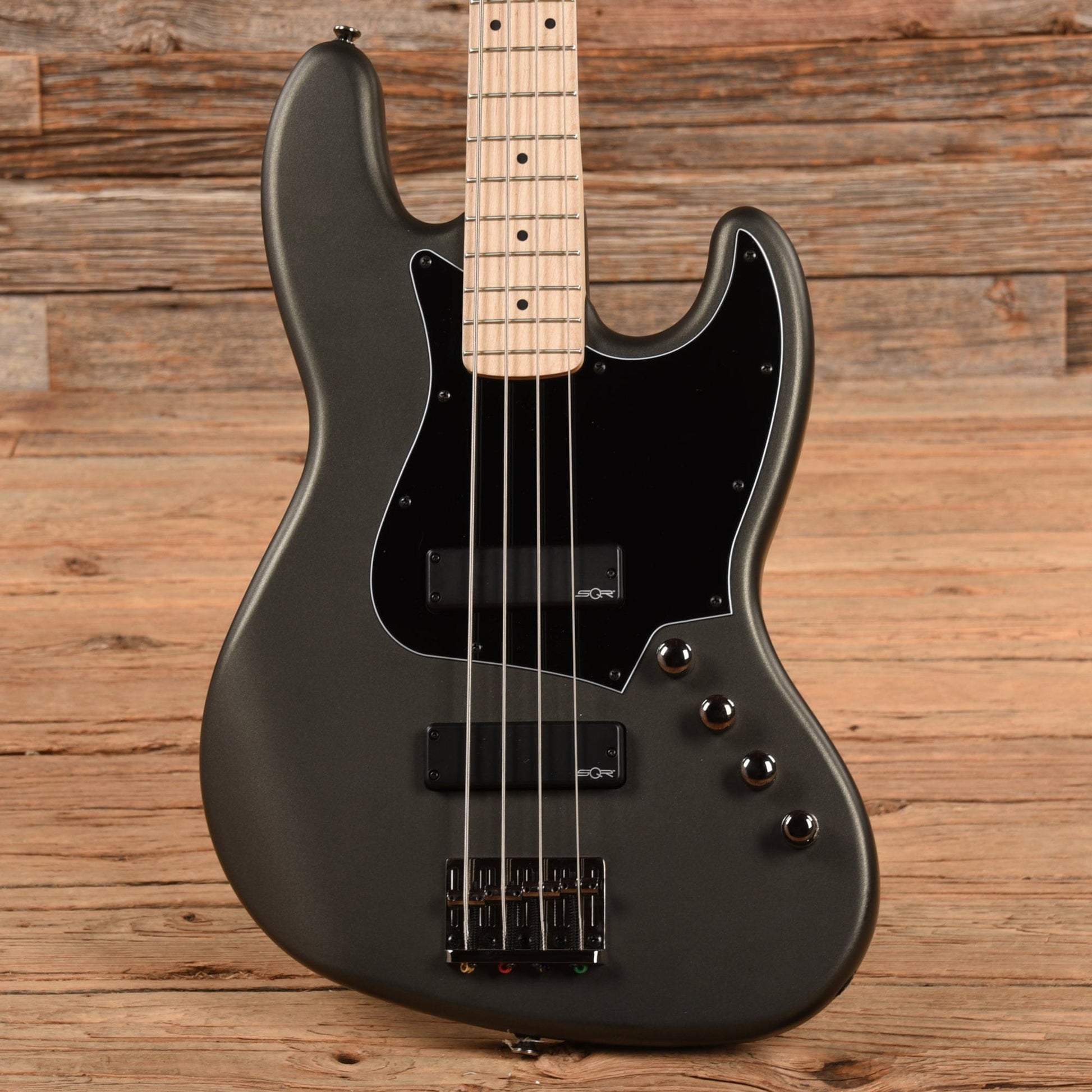 Squier Contemporary Active Jazz Bass HH Flat Black 2020 Bass Guitars / 4-String