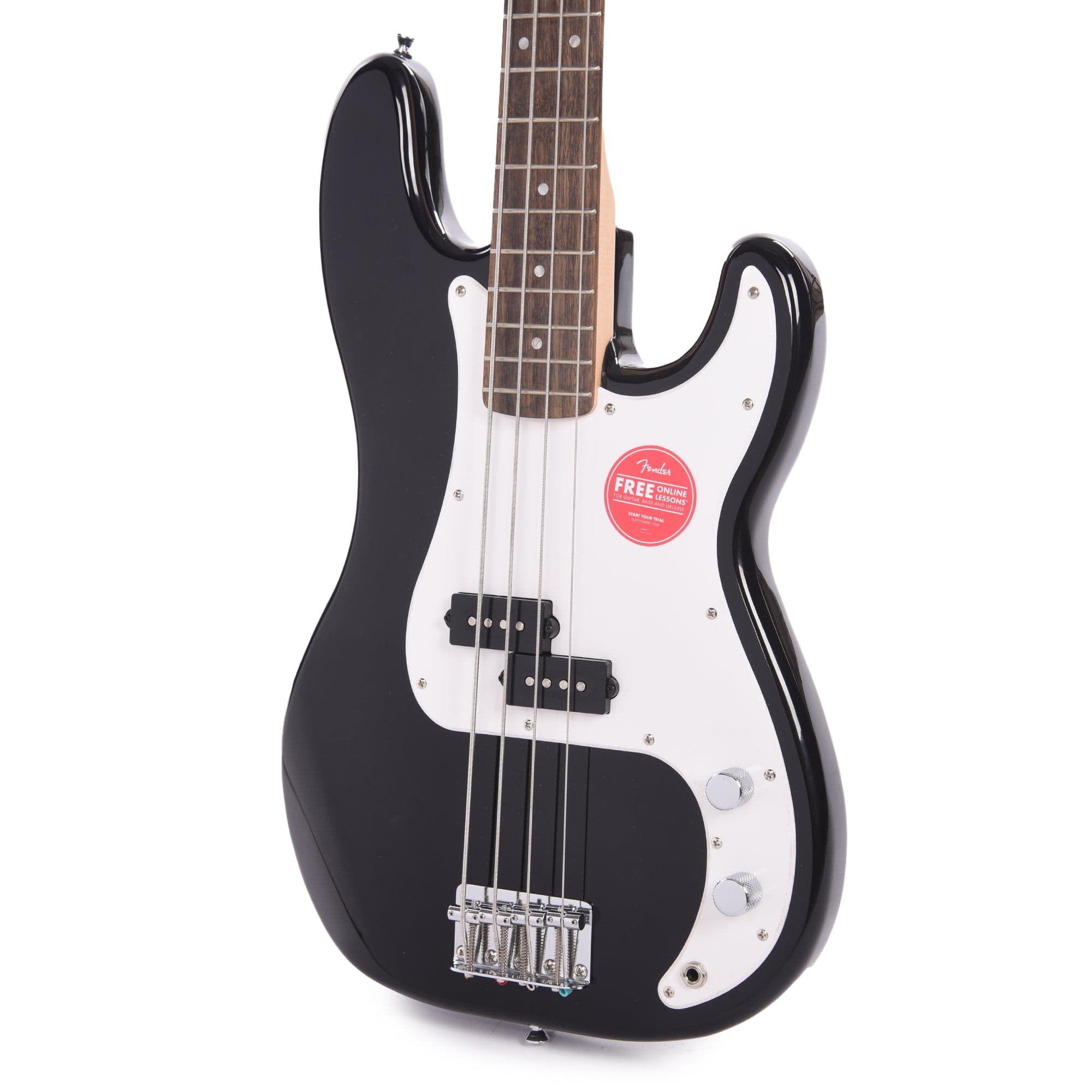 Squier Sonic Precision Bass Black Bass Guitars / 4-String