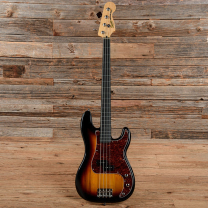 Squier Vintage Modified Fretless Precision Bass Sunburst 2018 Bass Guitars / 4-String