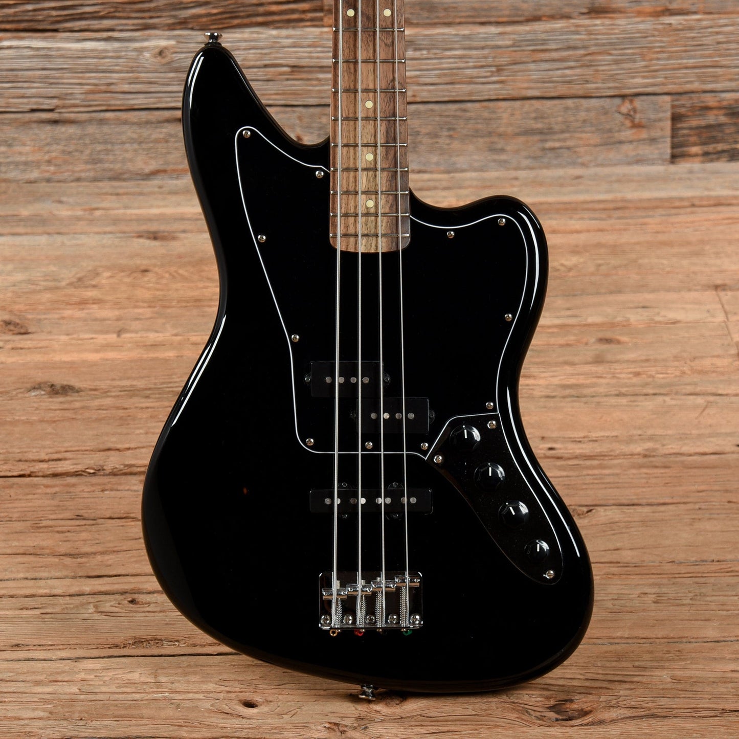 Squier Vintage Modified Jaguar Bass Special Black 2017 Bass Guitars / 4-String