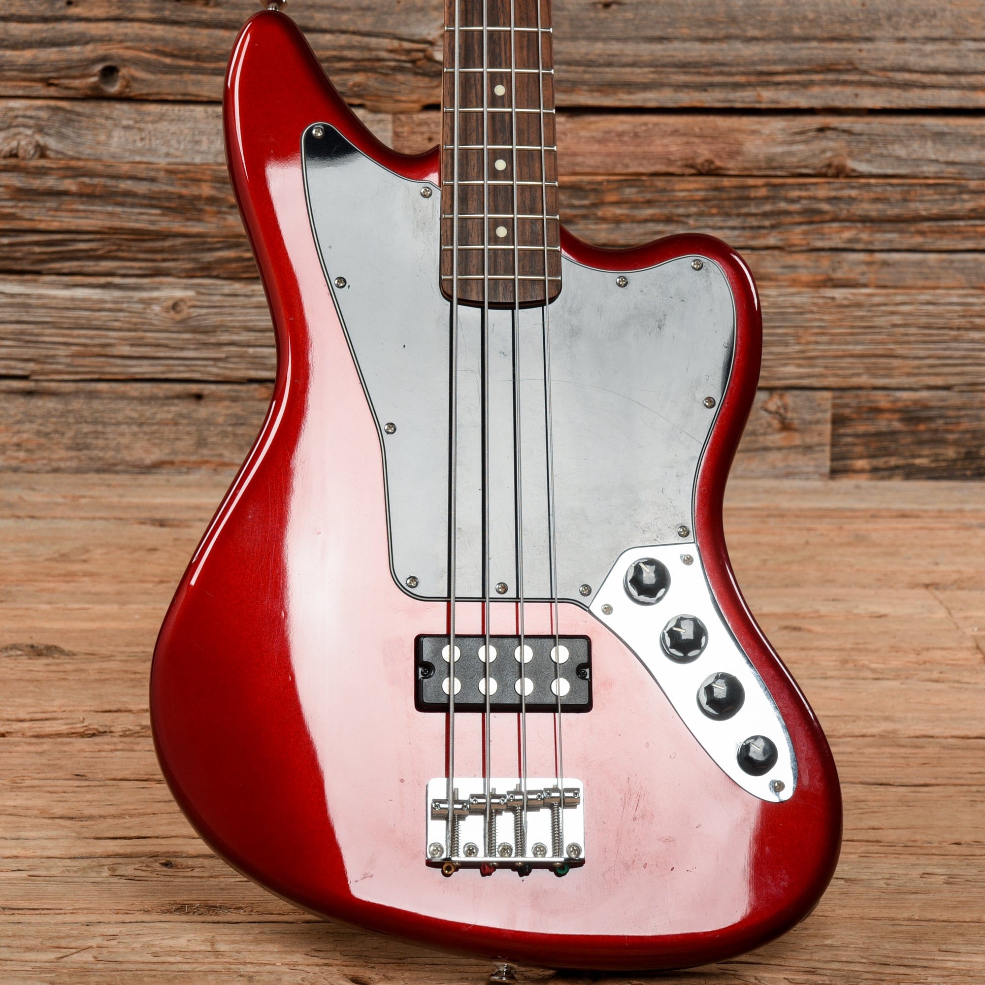 Squier Vintage Modified Jaguar Bass Special HB Candy Apple Red 2011 Bass Guitars / 4-String